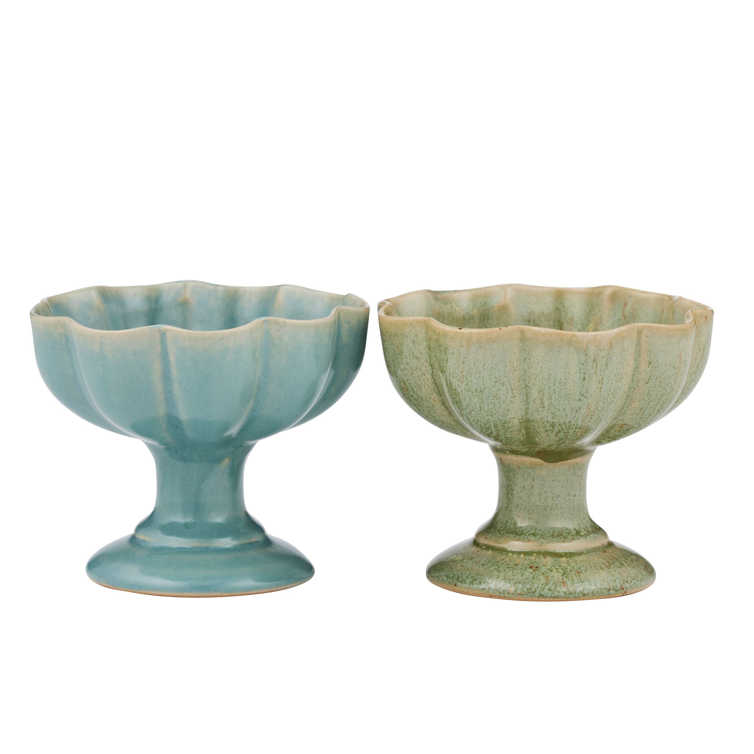 Assemble Avignon Ceramic Footed Bowl 2 Assorted