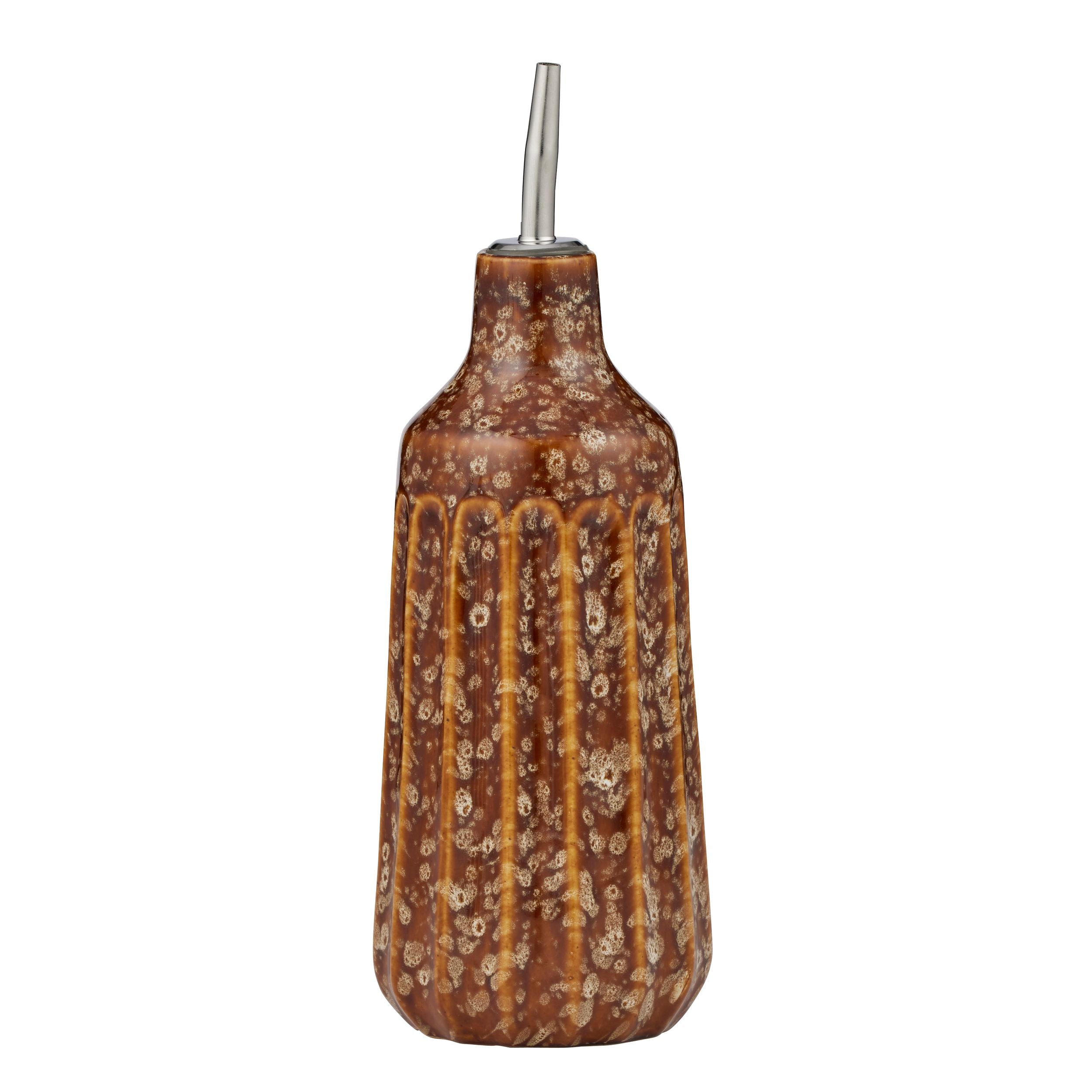 Assemble Studio Ceramic Oil Bottle Cocoa
