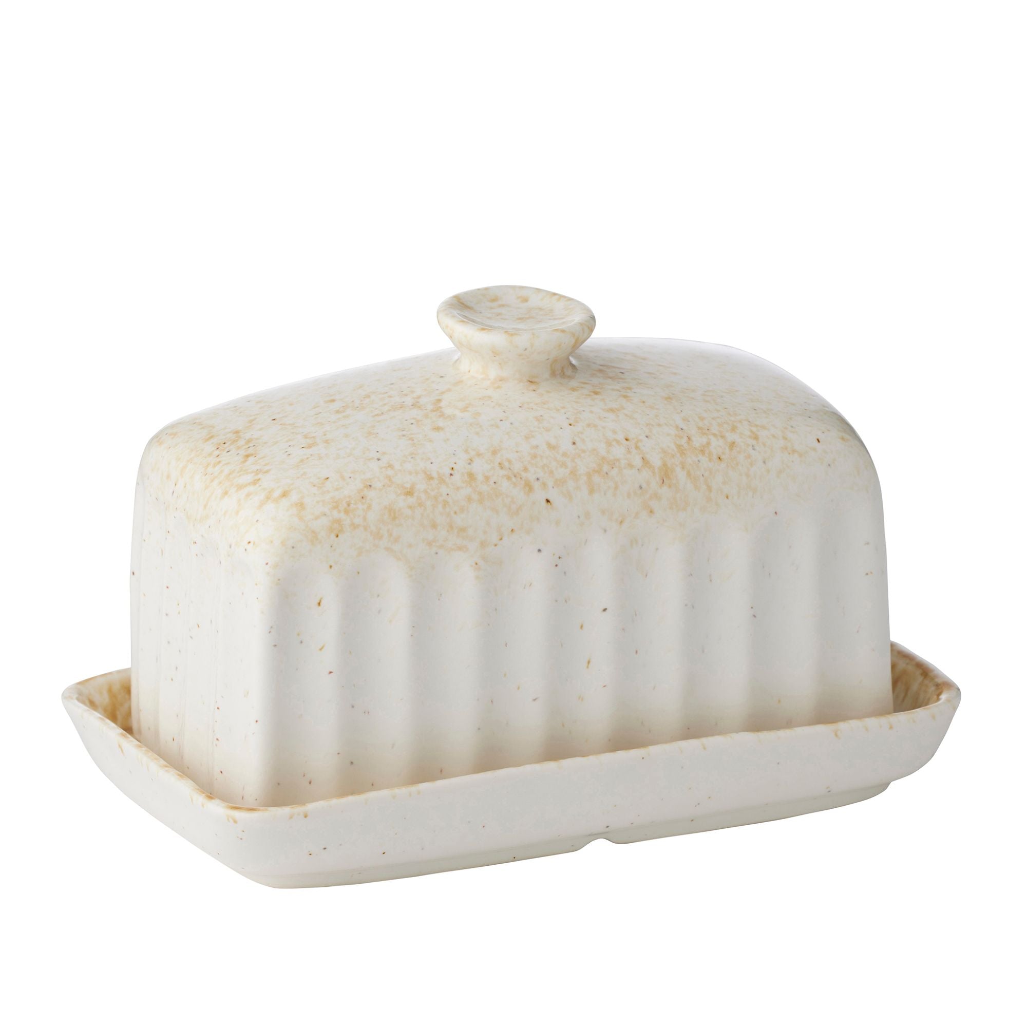 Assemble Studio Ceramic Butter Dish Nougat