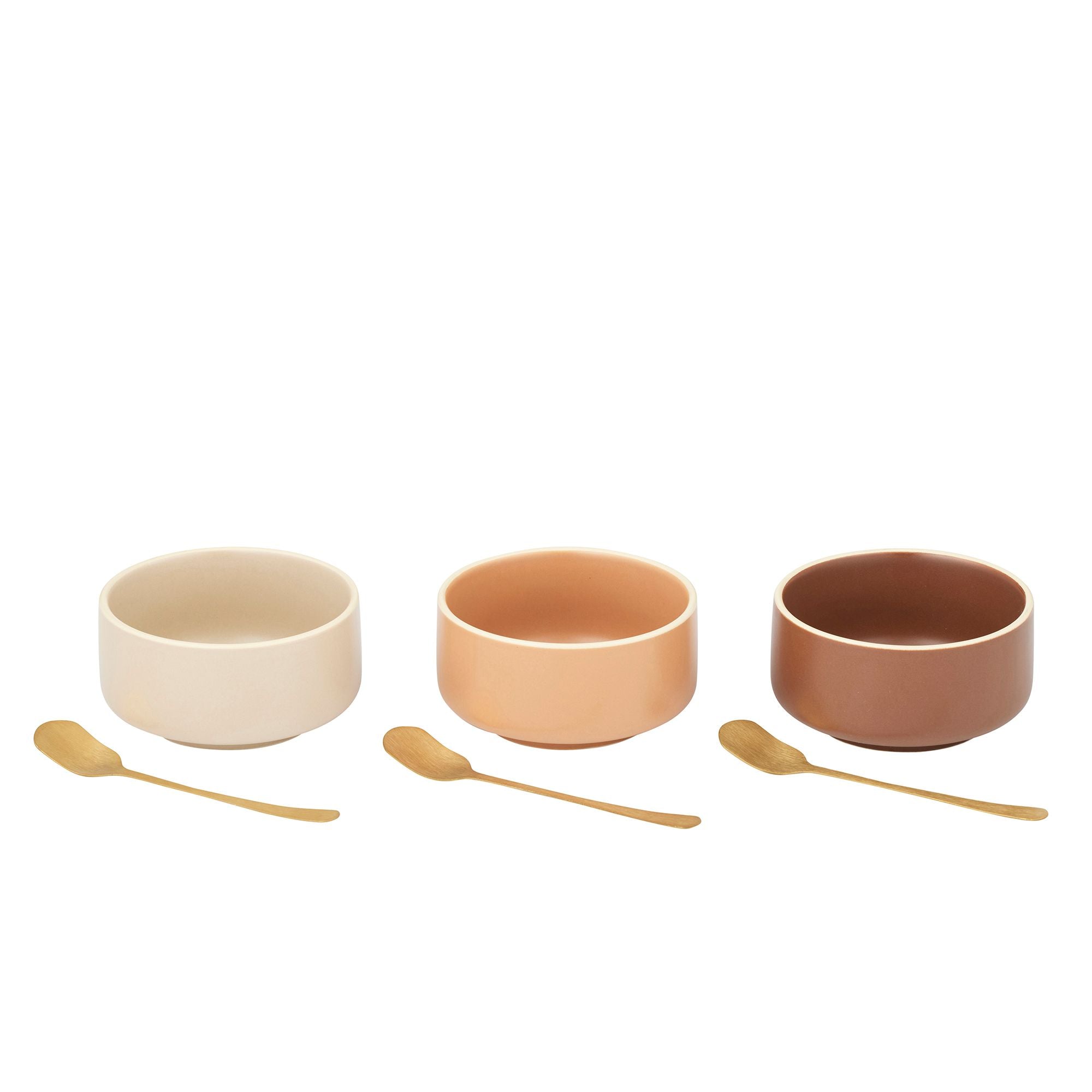 Assemble Paxton 2pc Bowl with Spoon 3 Assorted