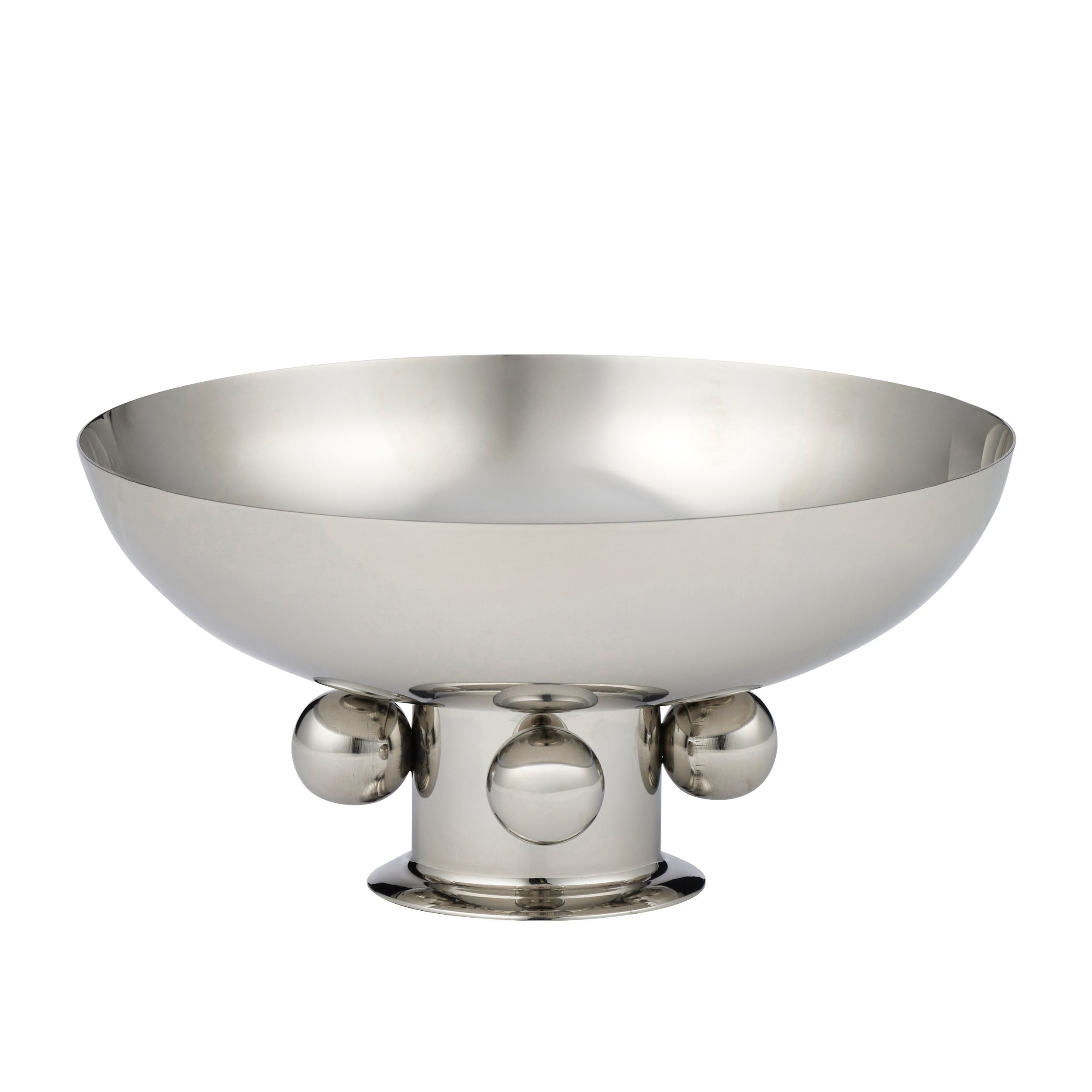 Assemble Wylie Stainless Steel Serve Bowl 20x10cm Silver
