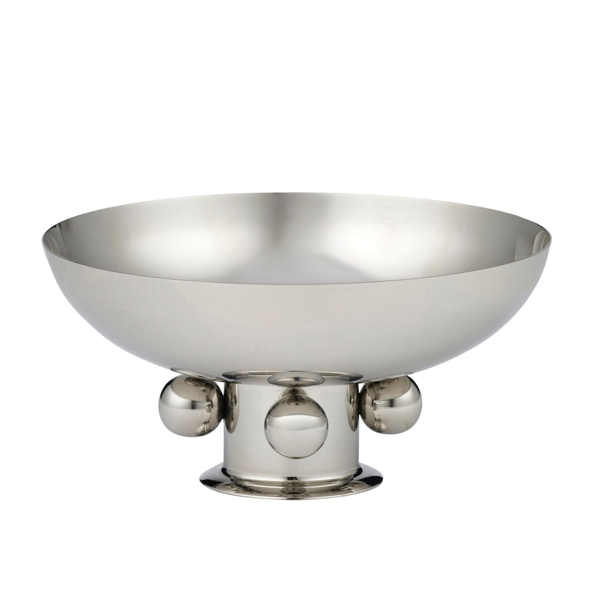 Assemble Wylie Stainless Steel Serve Bowl 20x10cm Silver