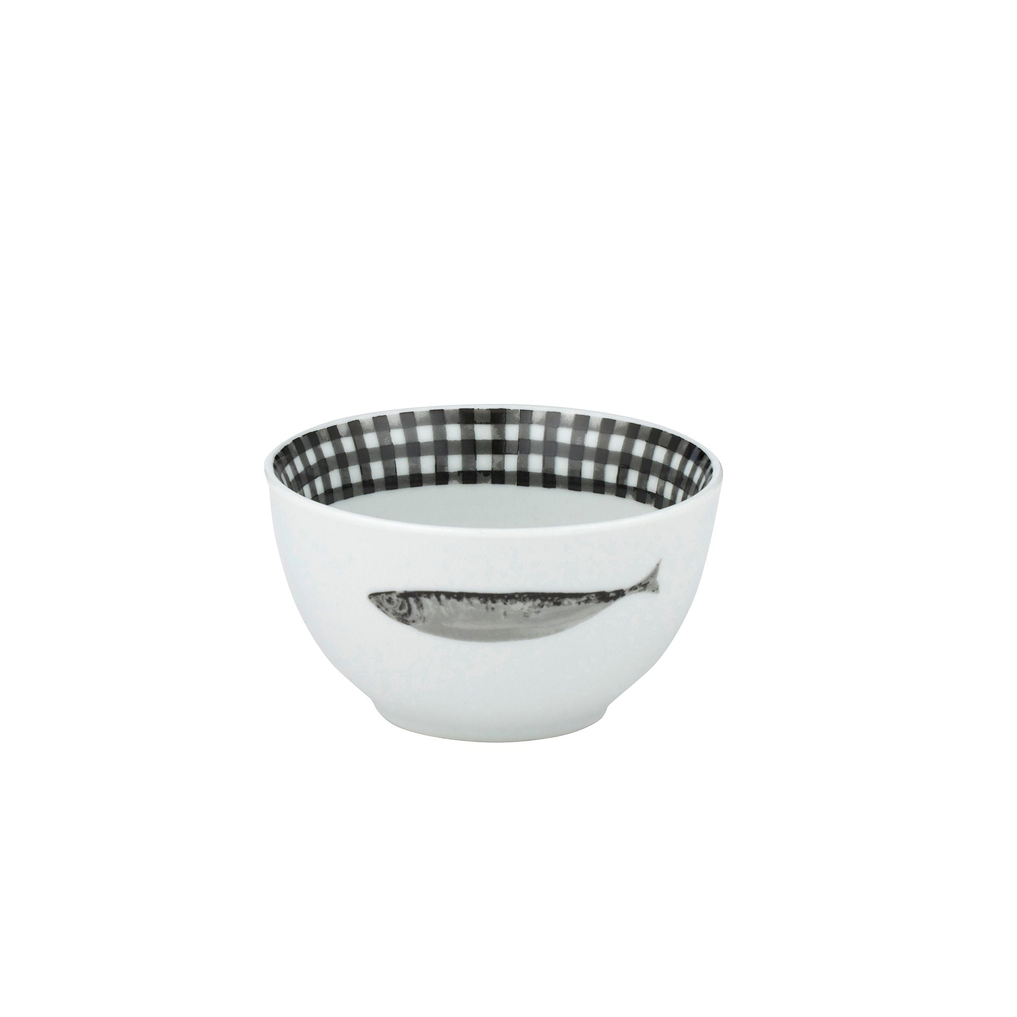 Assemble Sicilian Ceramic Bowl Black/White