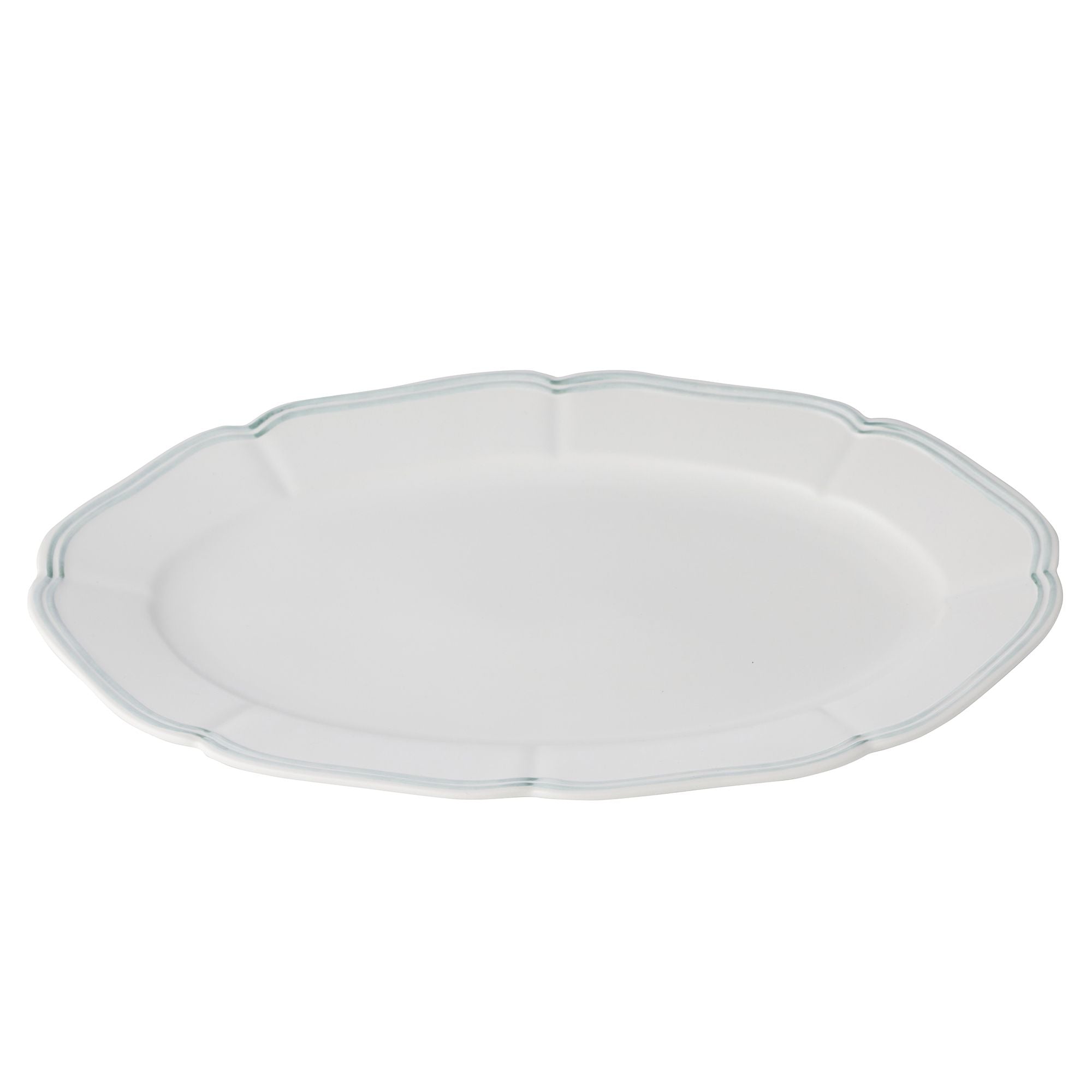 Assemble Imogen Ceramic Platter 27x41cm Ivory/Sage