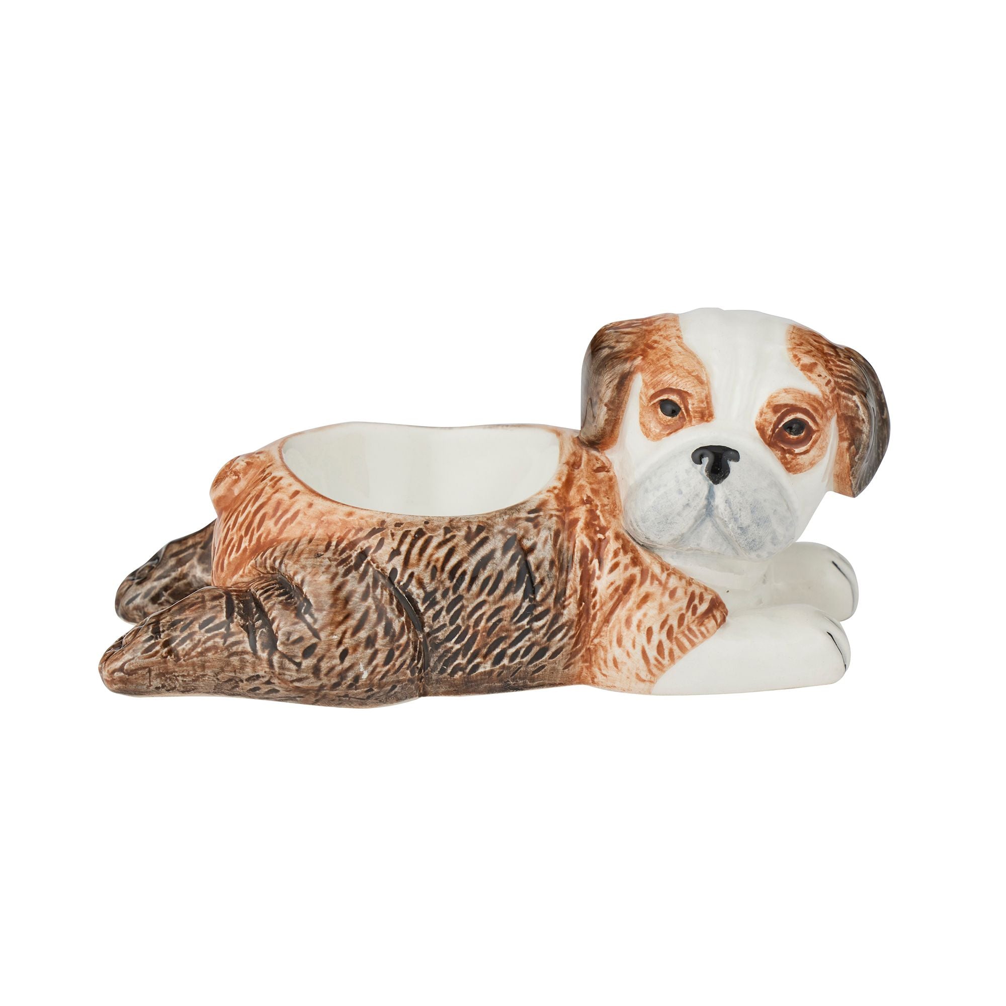Assemble Bulldog Ceramic Egg Cup Tan