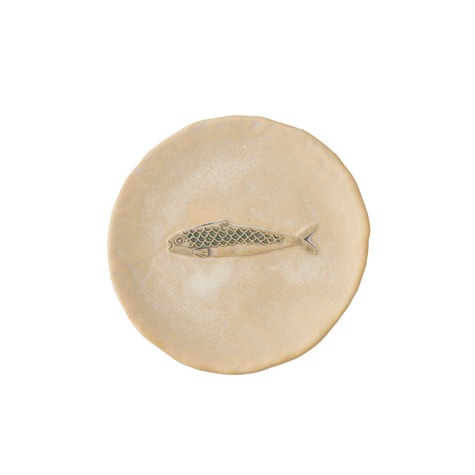 Assemble Riva Ceramic Plate 14.5cm Ivory/Blue