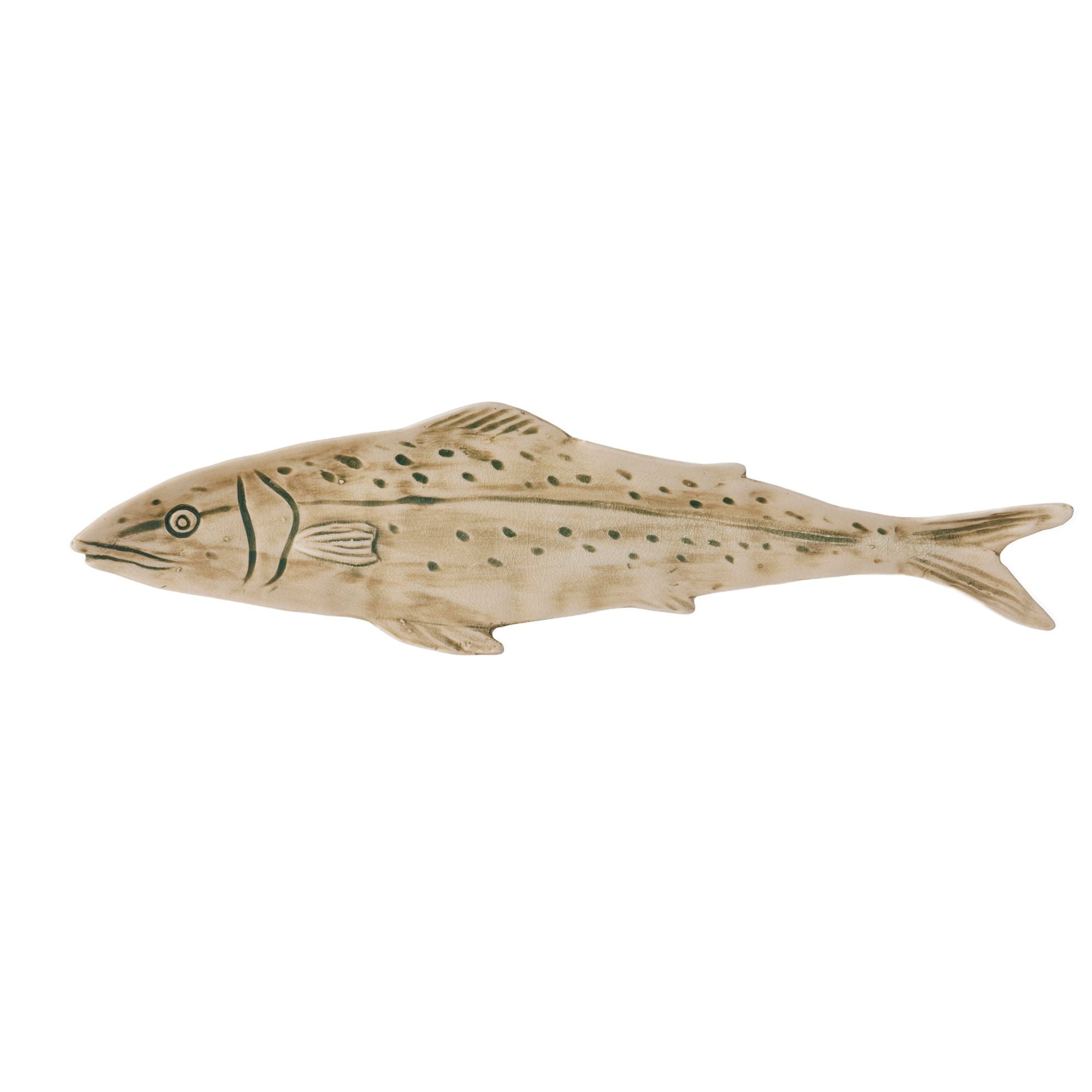 Assemble Riva Ceramic Shaped Dish 35x9cm Green