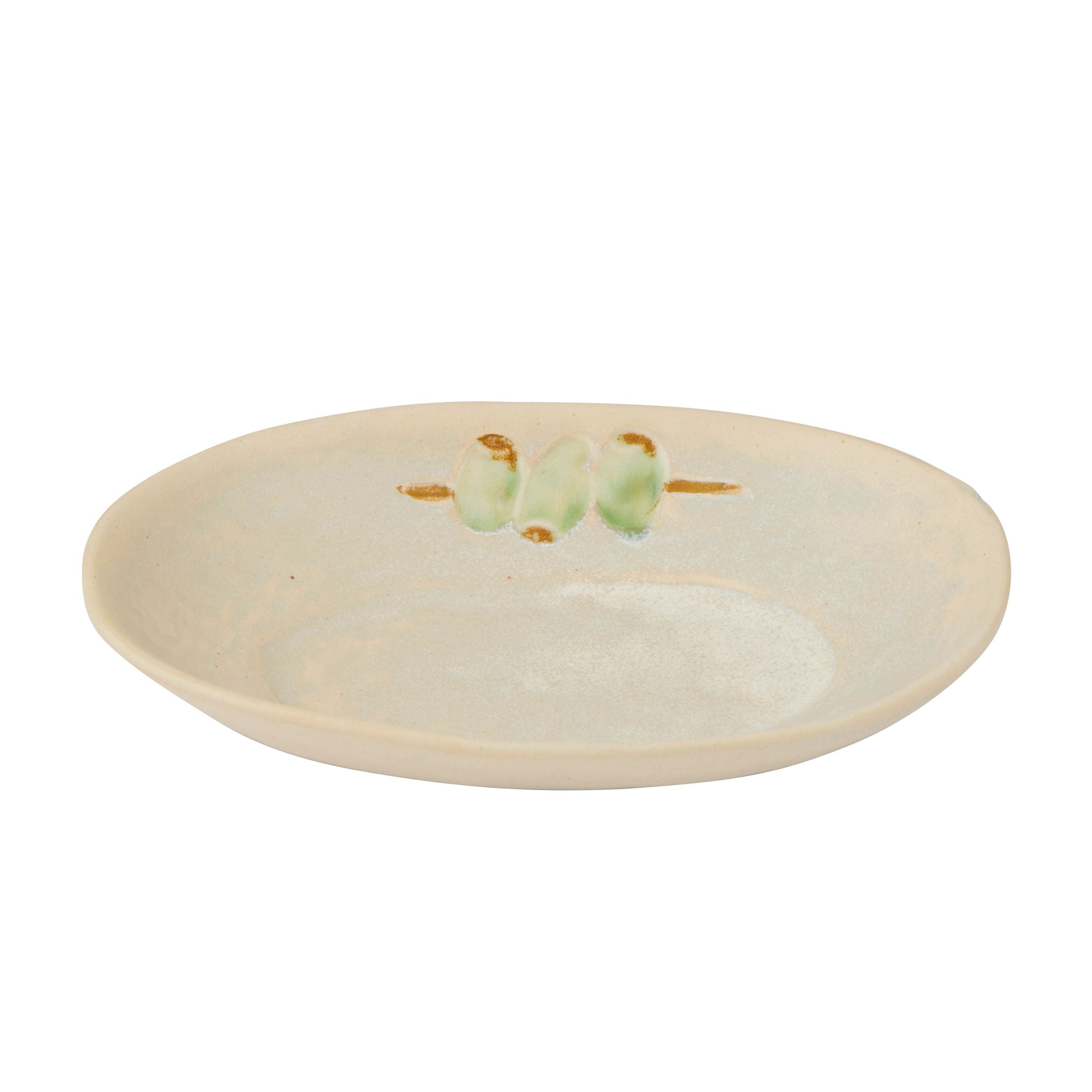 Assemble Cerignola Ceramic Plate Iv/Olive