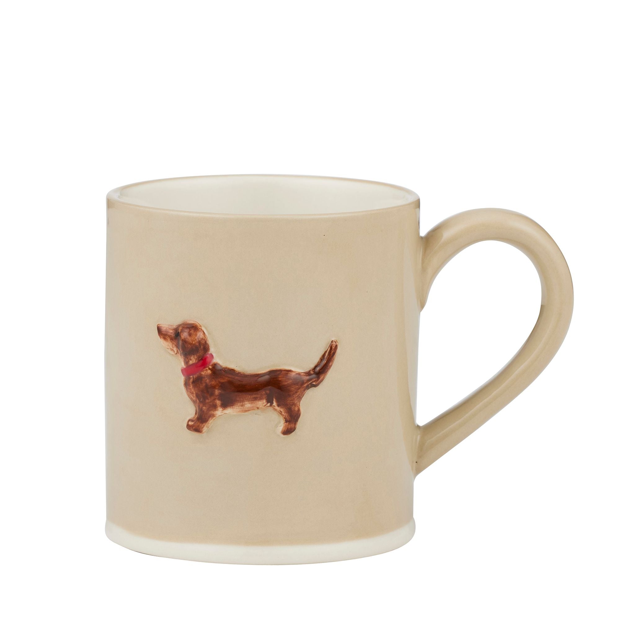 Assemble Dachshund Ceramic Mug Natural