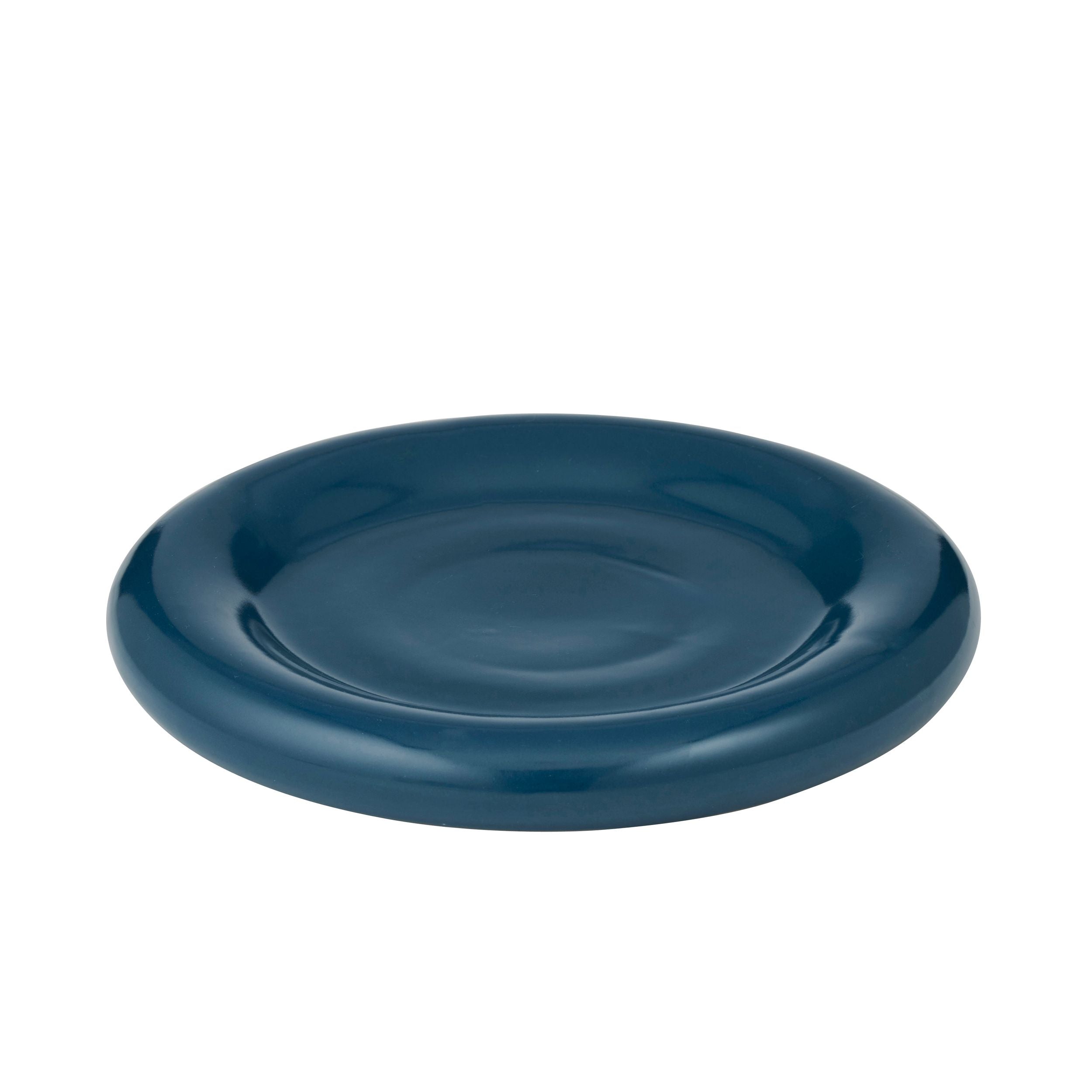 Assemble Orb Ceramic Platter 26cm Teal