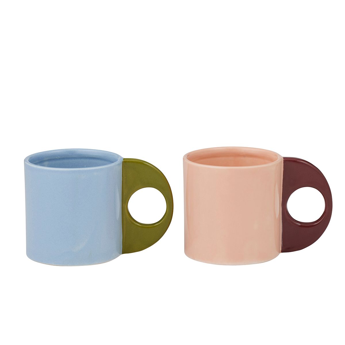 Assemble Orb Ceramic Mug Nude/Sky 2 Assorted