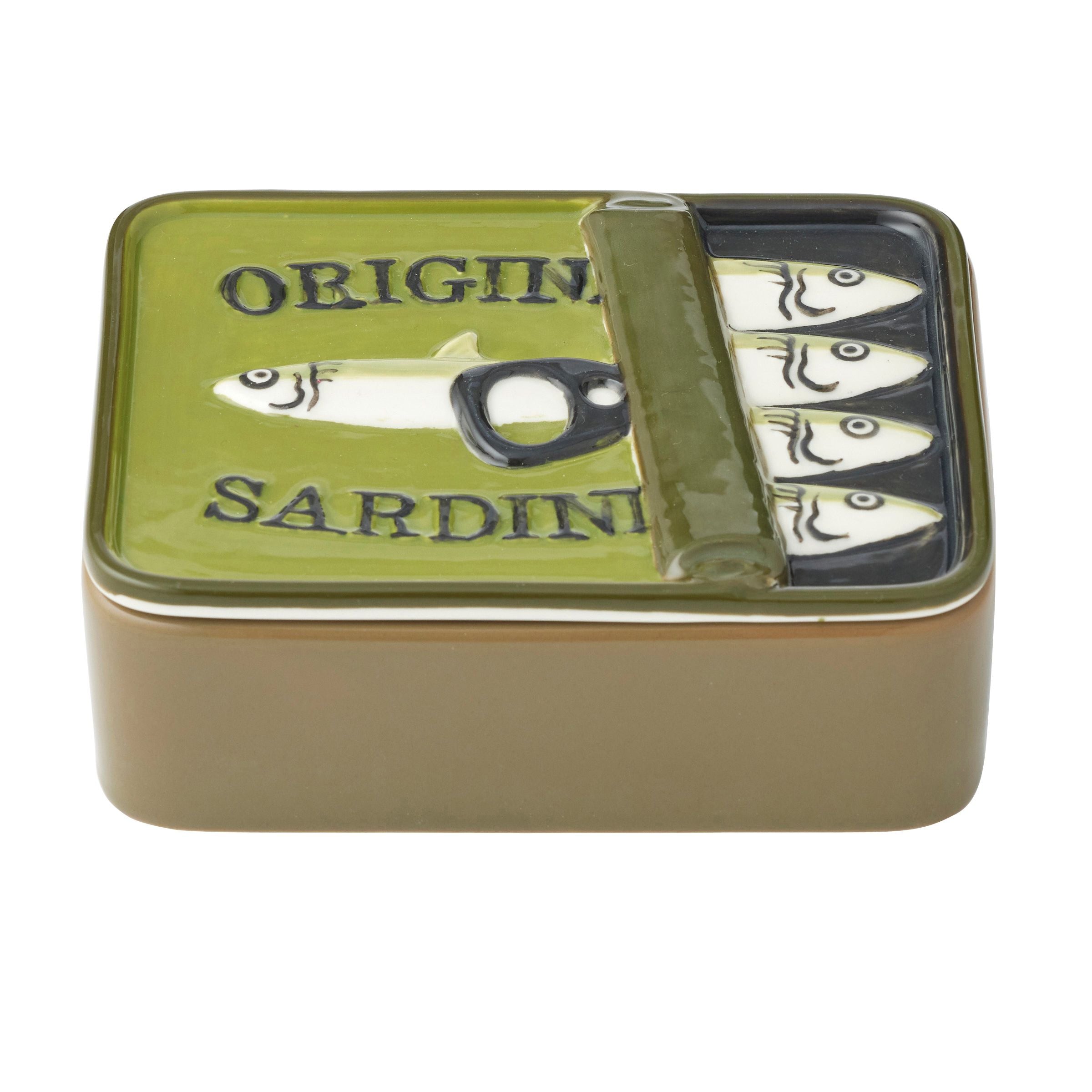 Assemble Lisbon Ceramic Trinket Box Green