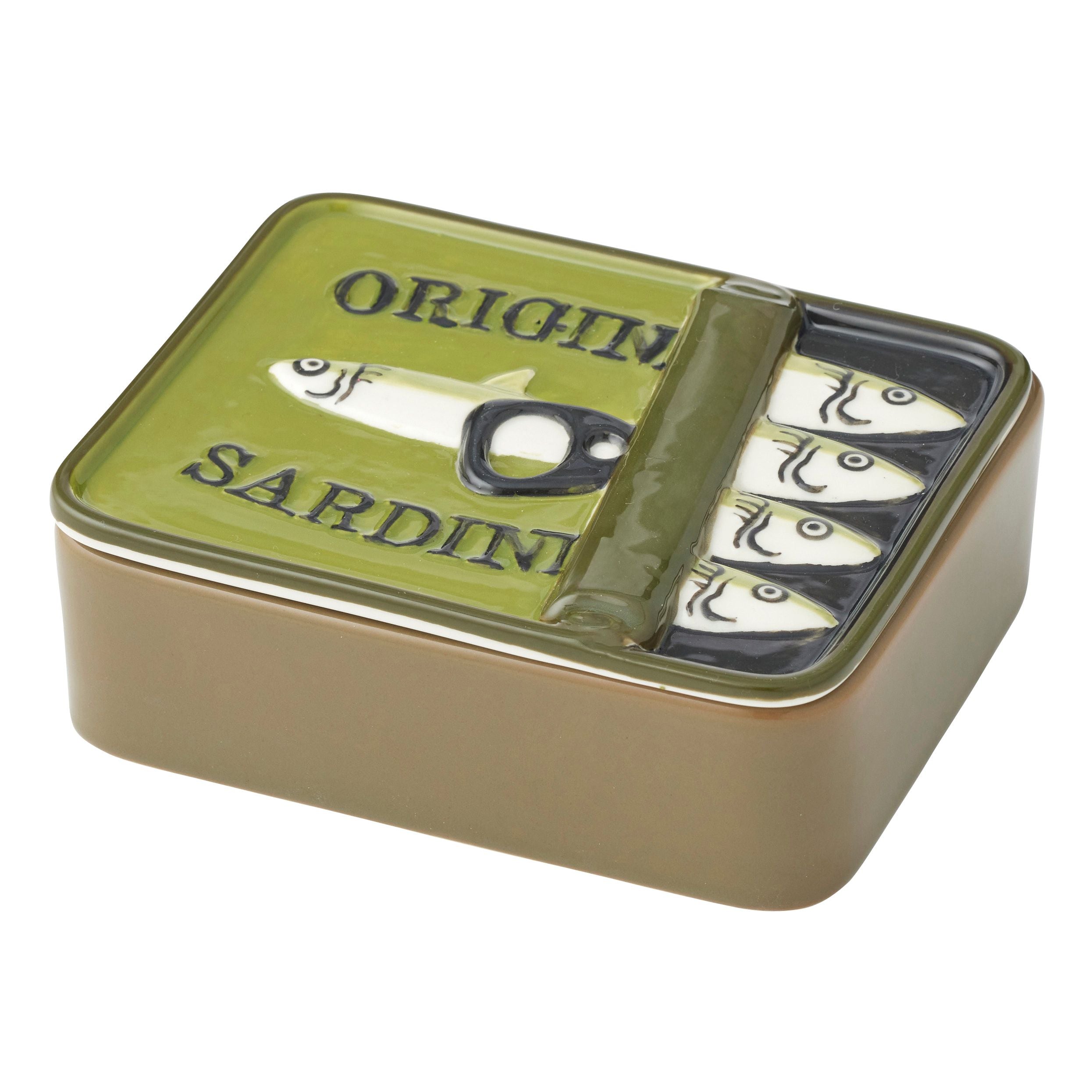 Assemble Lisbon Ceramic Trinket Box Green