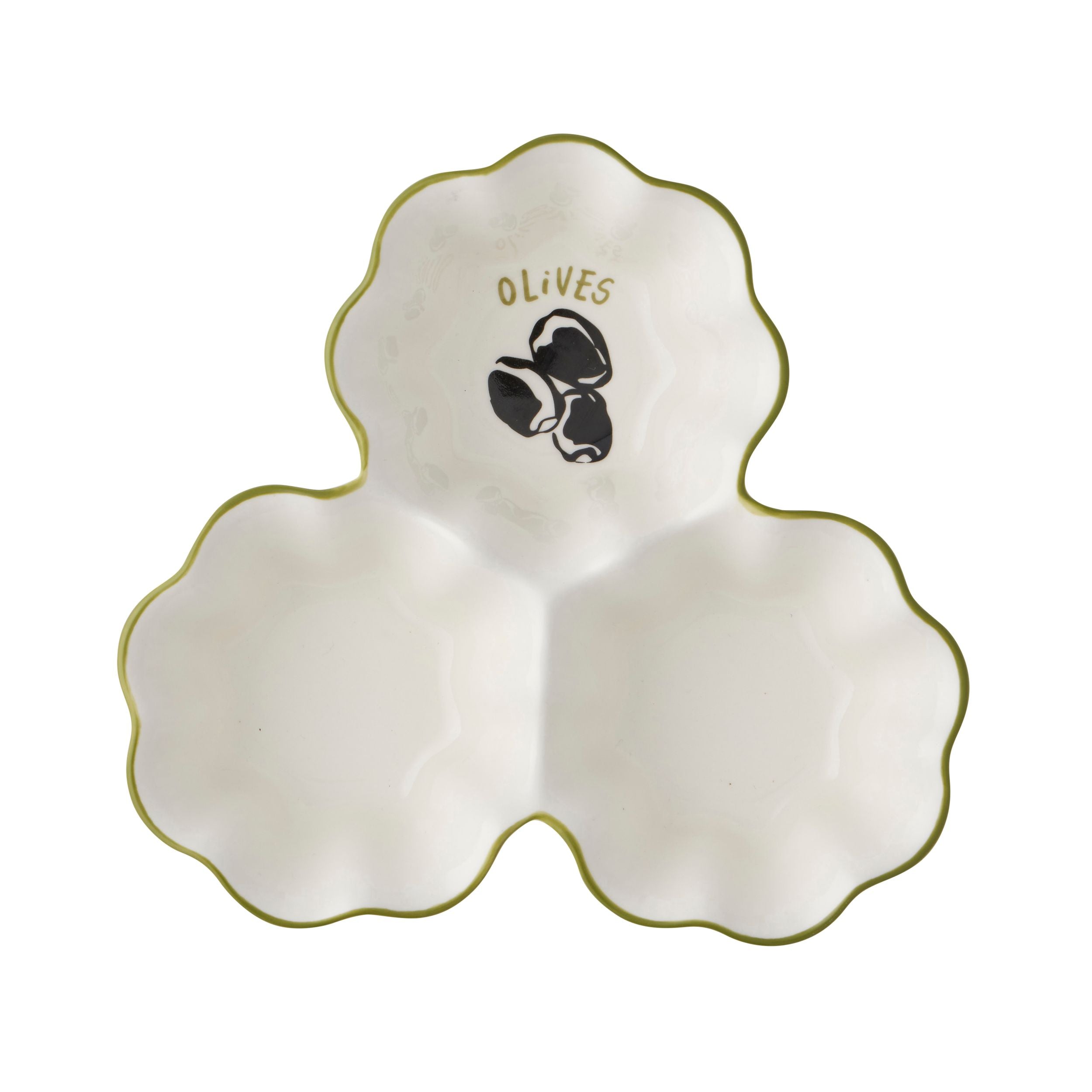 Assemble Mangiare Olive Ceramic Dish