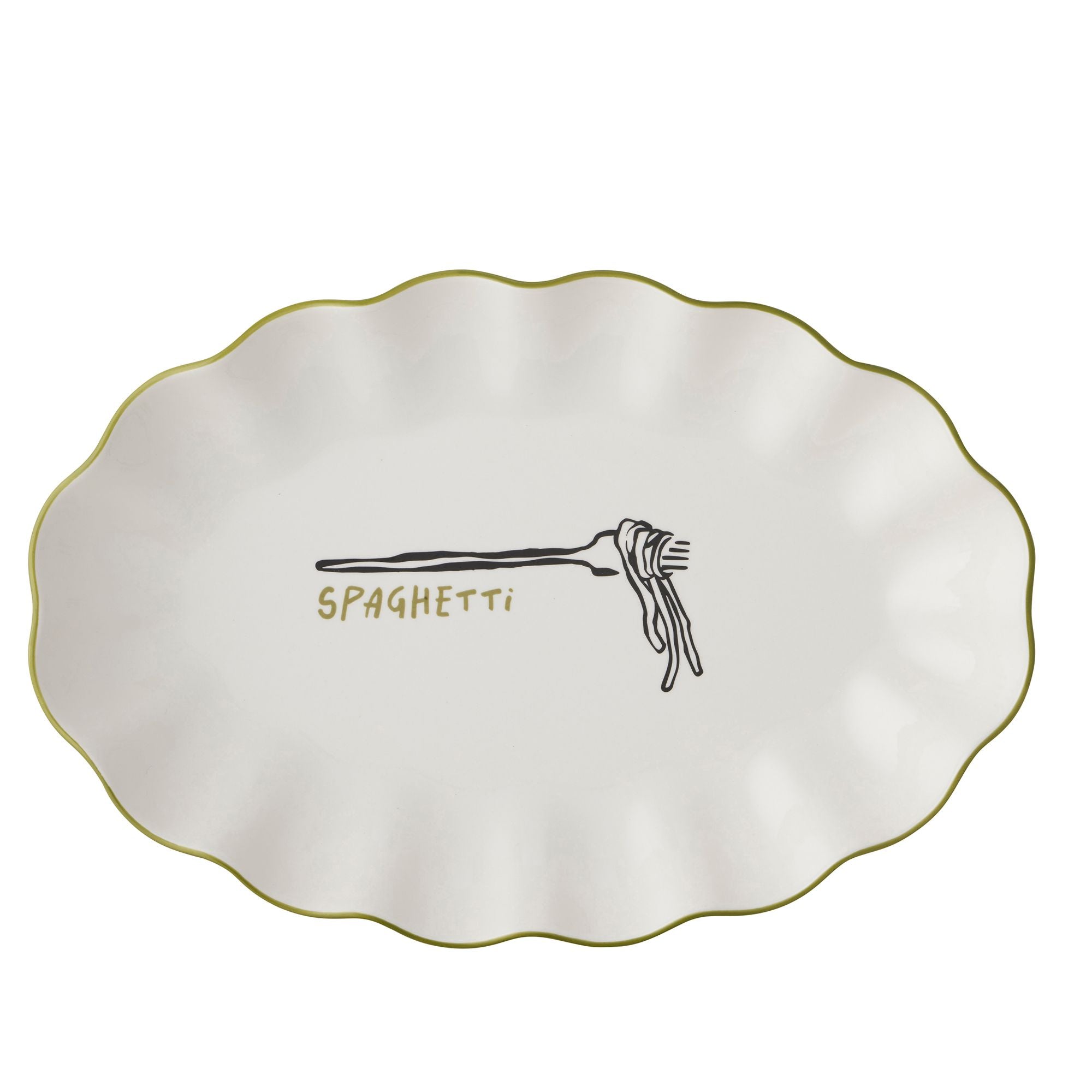 Assemble Mangiare Spaghetti Ceramic Dish