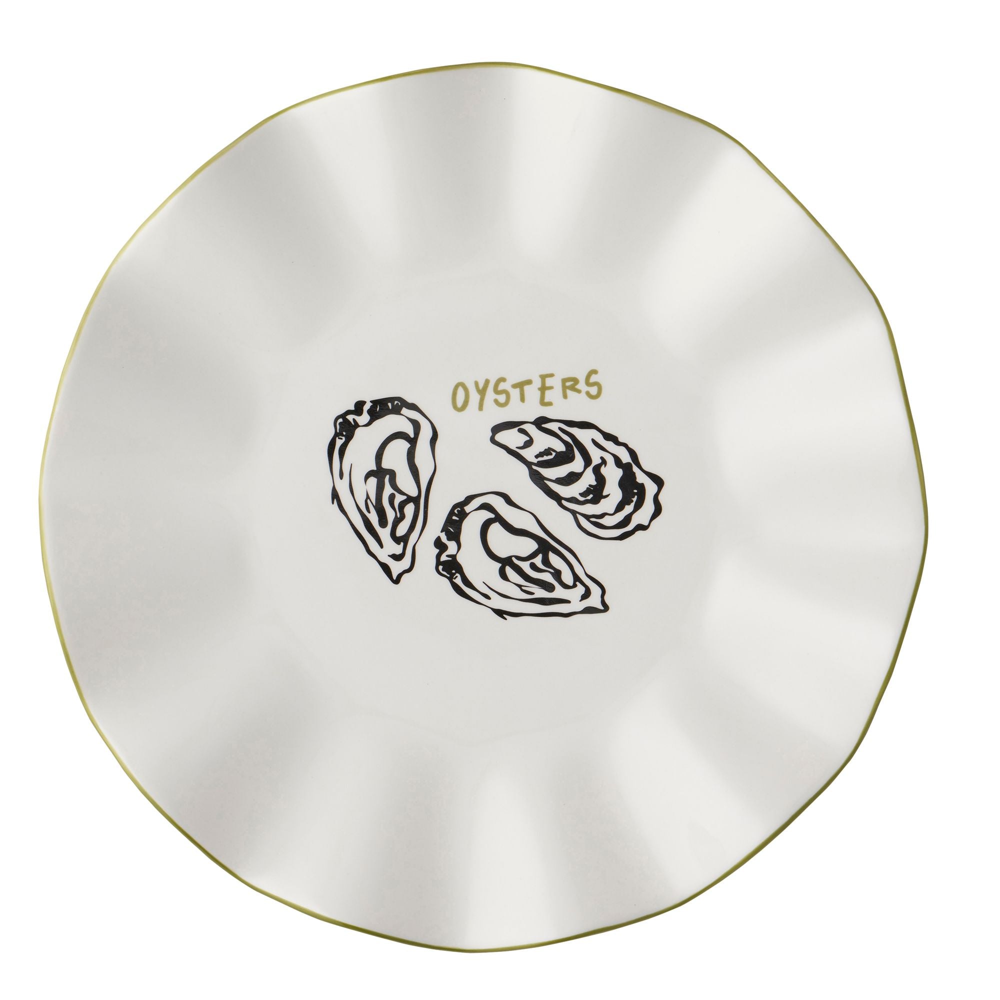 Assemble Mangiare Oysters Ceramic Platter