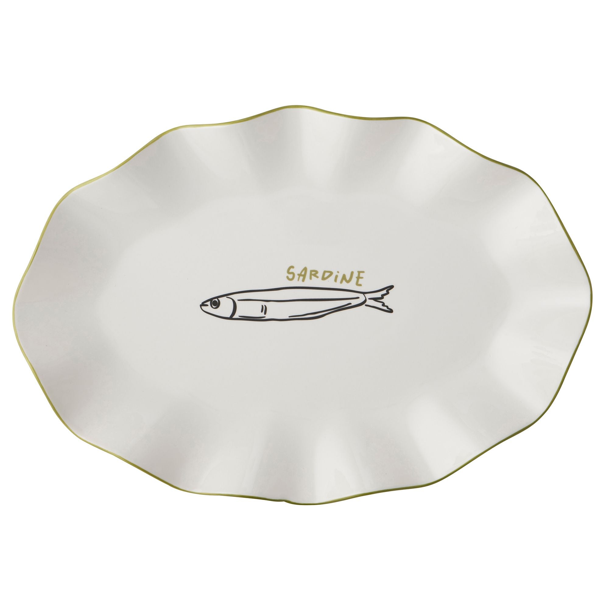 Assemble Mangiare Sardine Ceramic Platter