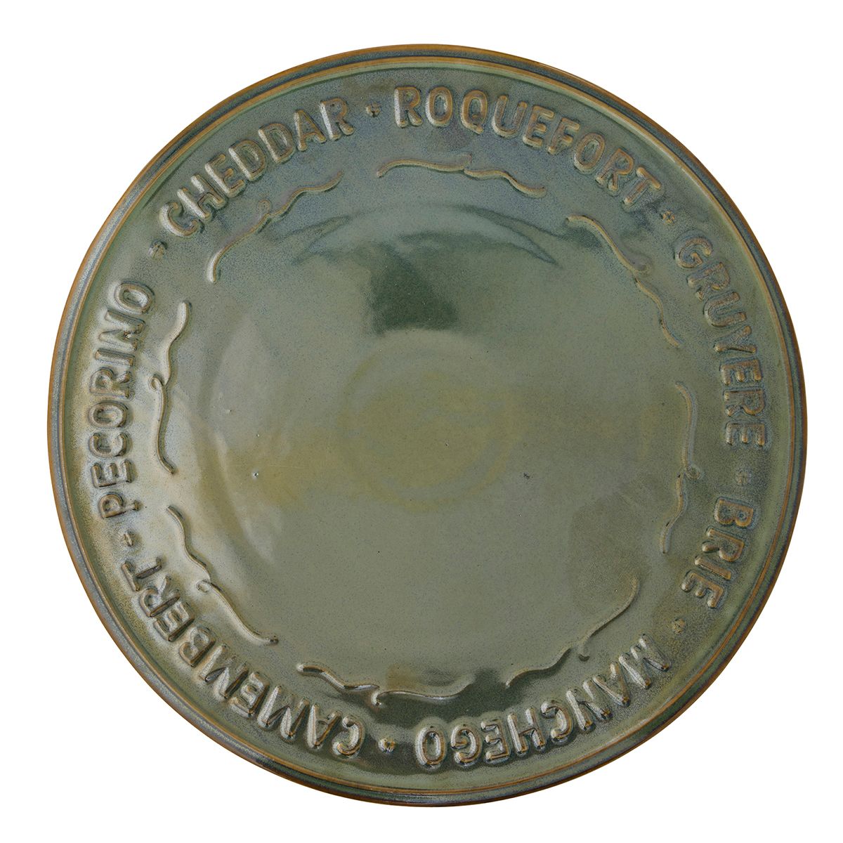 Assemble Loire Ceramic Cheese Platter Olive