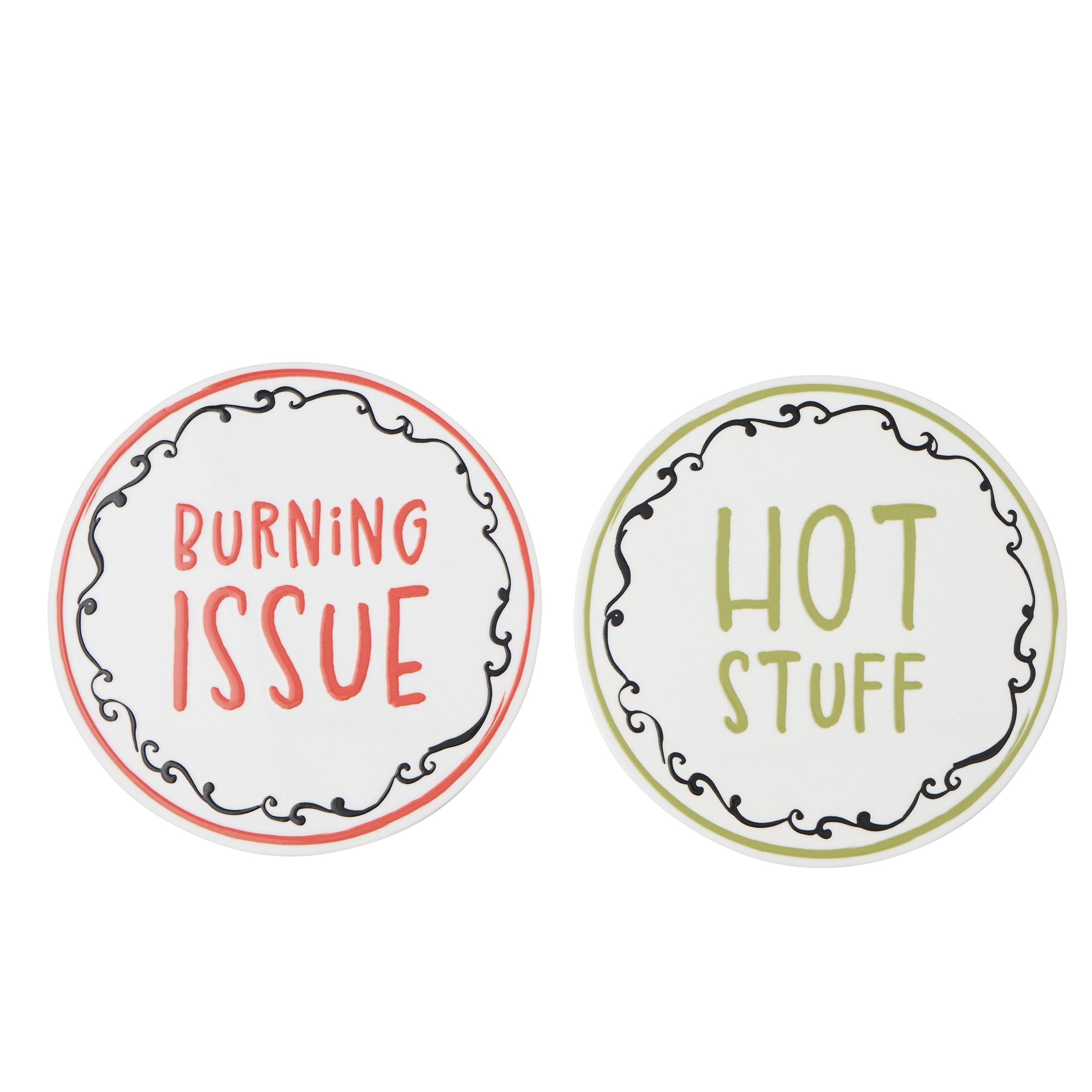 Assemble Too Hot to Handle Ceramic Trivet 2 Assorted