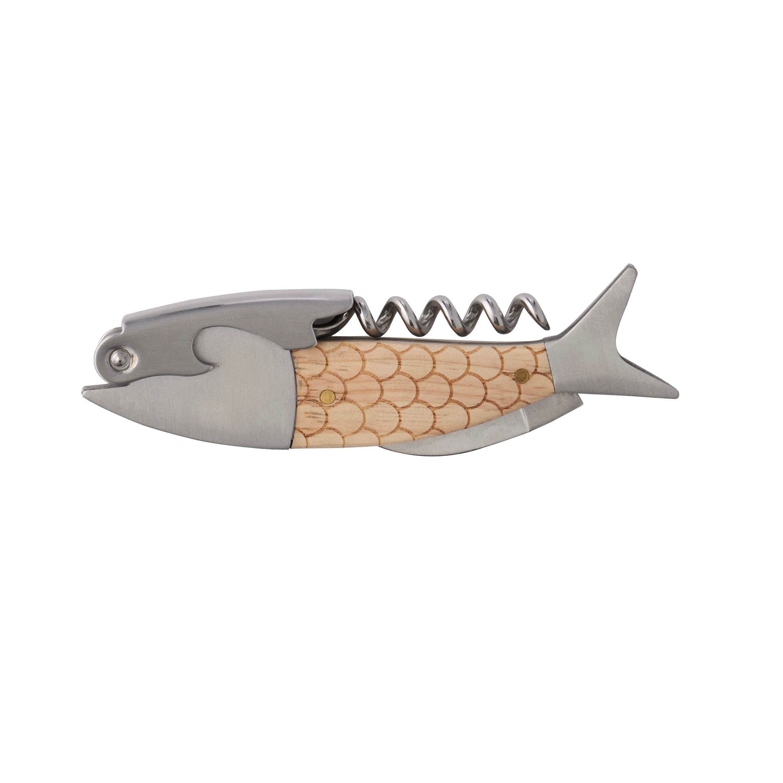 Assemble Fish Bottle Opener Silver