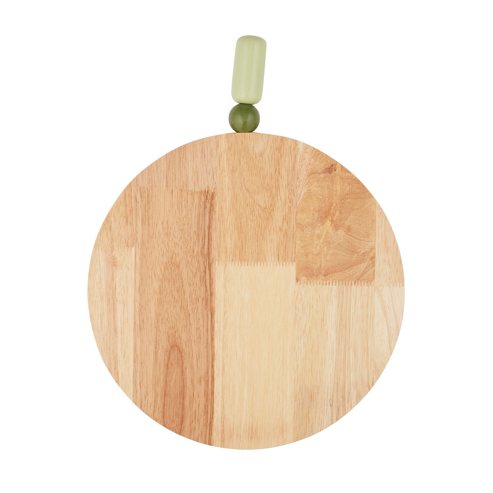 Assemble Pisces Round Wood Board Olive