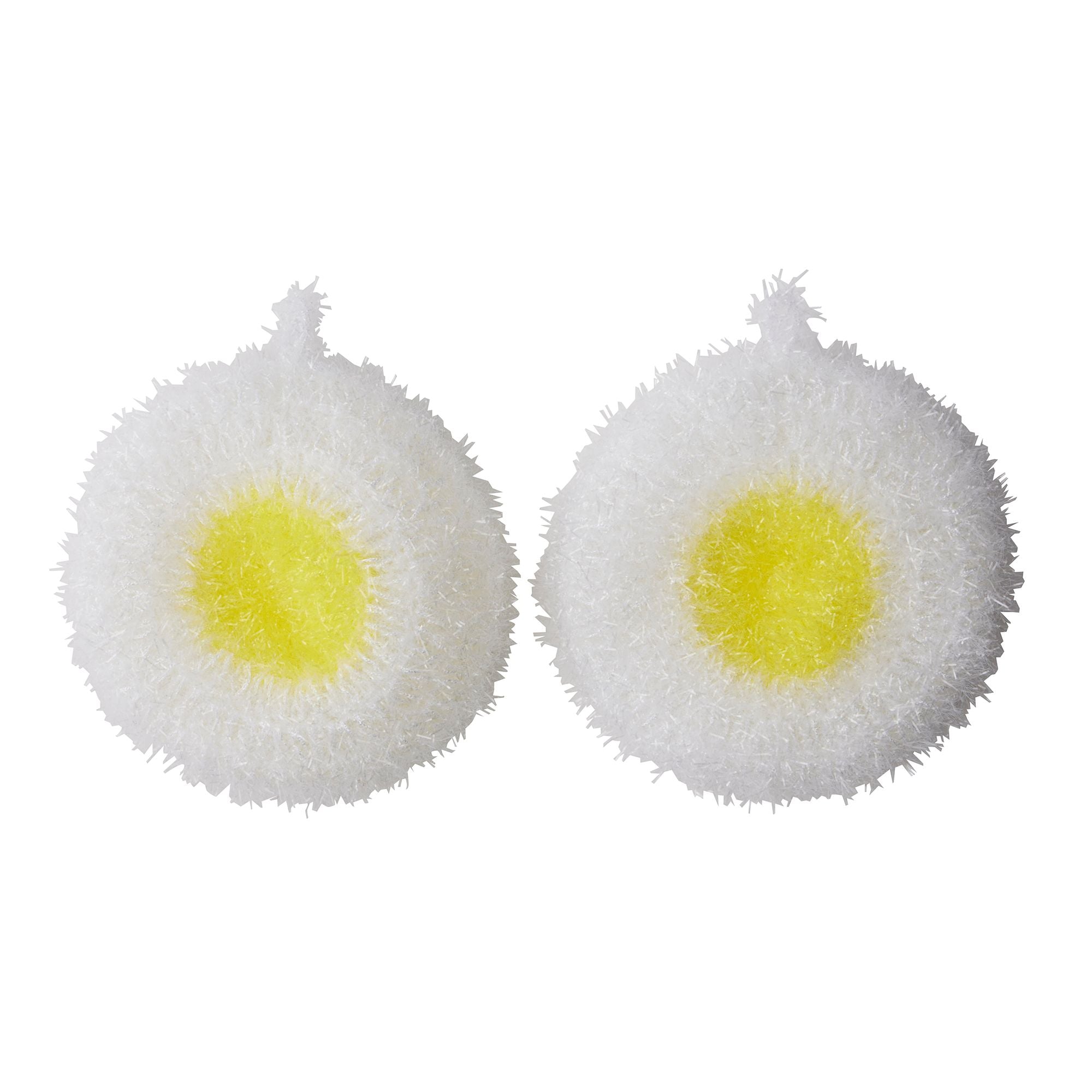 Assemble Fried Egg Set of 2 Kitchen Scrubbies