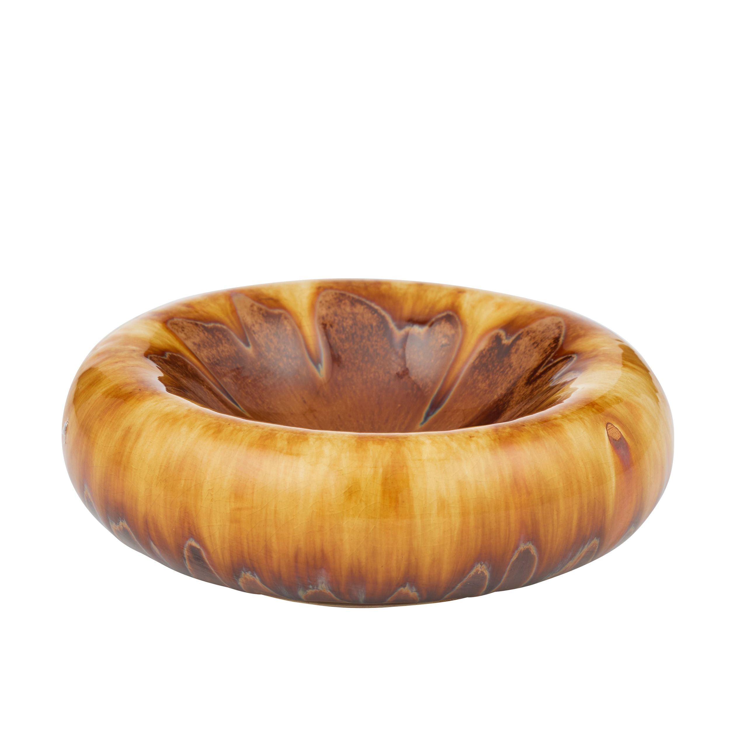 Coast To Coast Draper Ceramic Dish Caramel