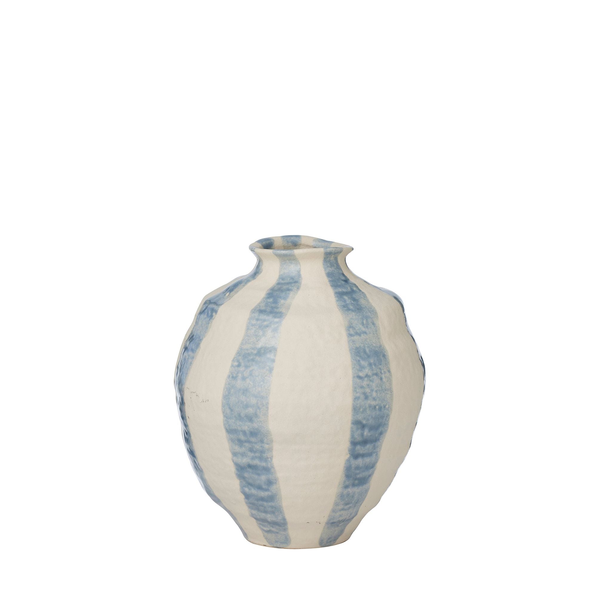 Coast To Coast Rayas Ceramic Vase 18x20.5cm Steel