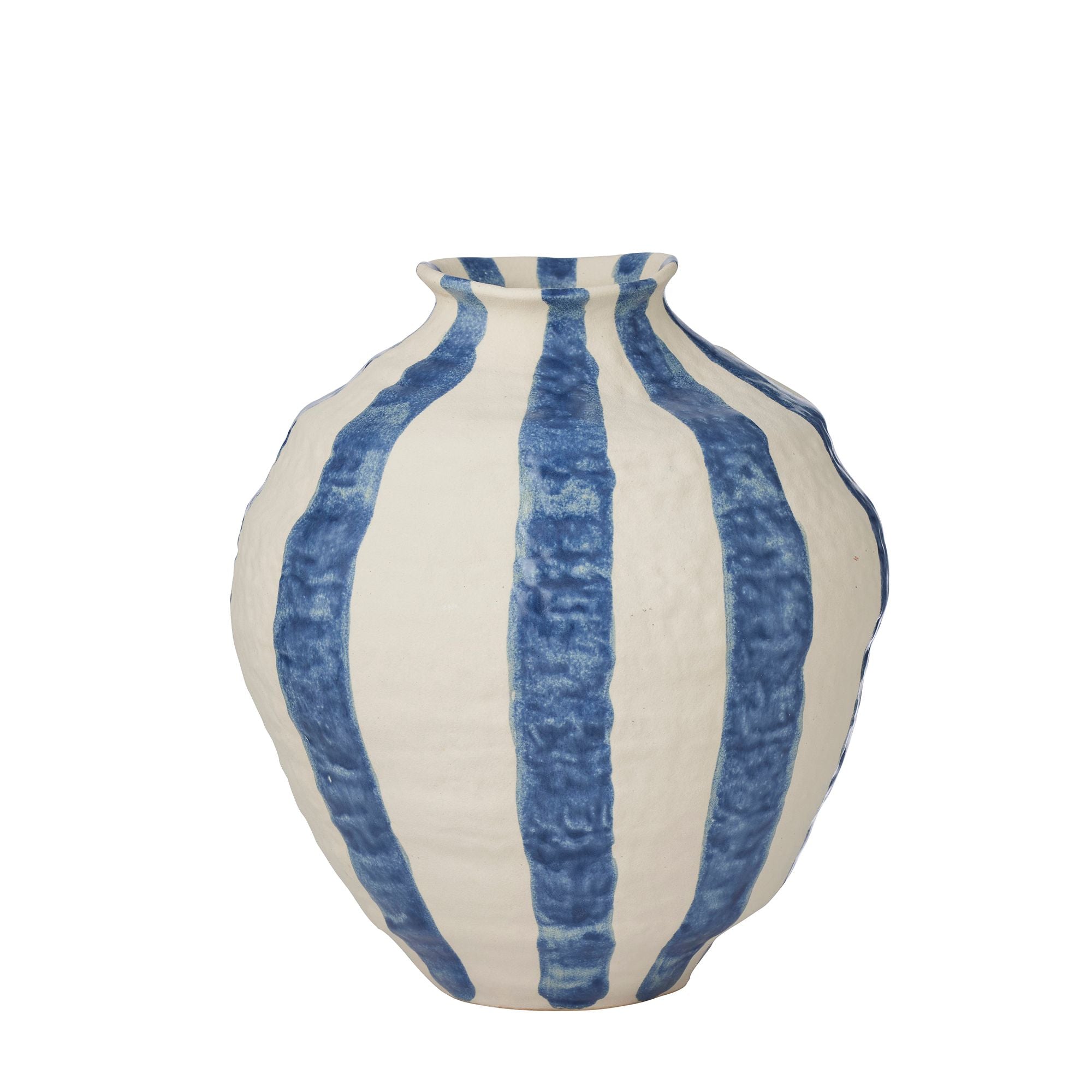 Coast To Coast Rayas Ceramic Vase Dk Denim