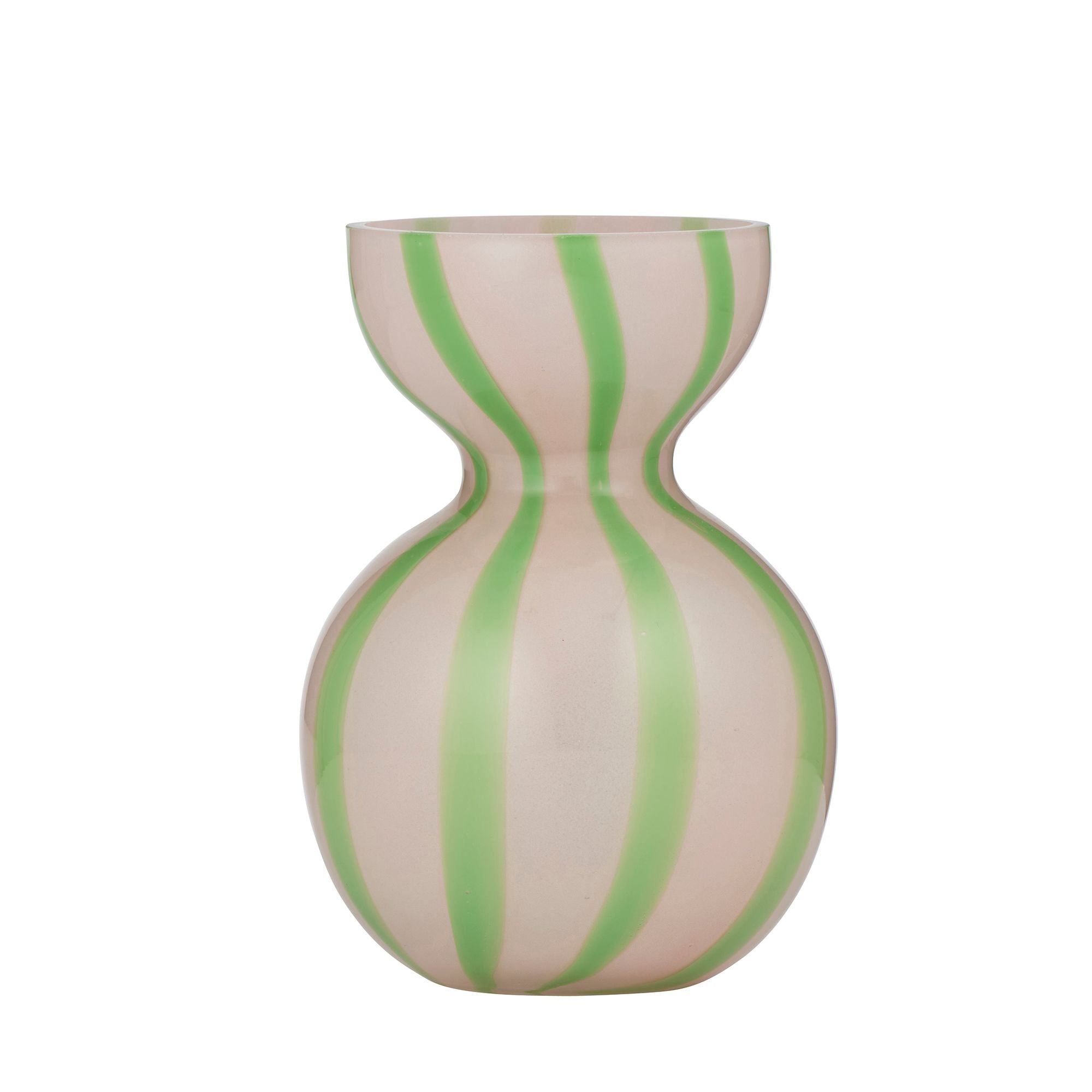 Coast To Coast Bobbi Glass Vase Pink/Emerald
