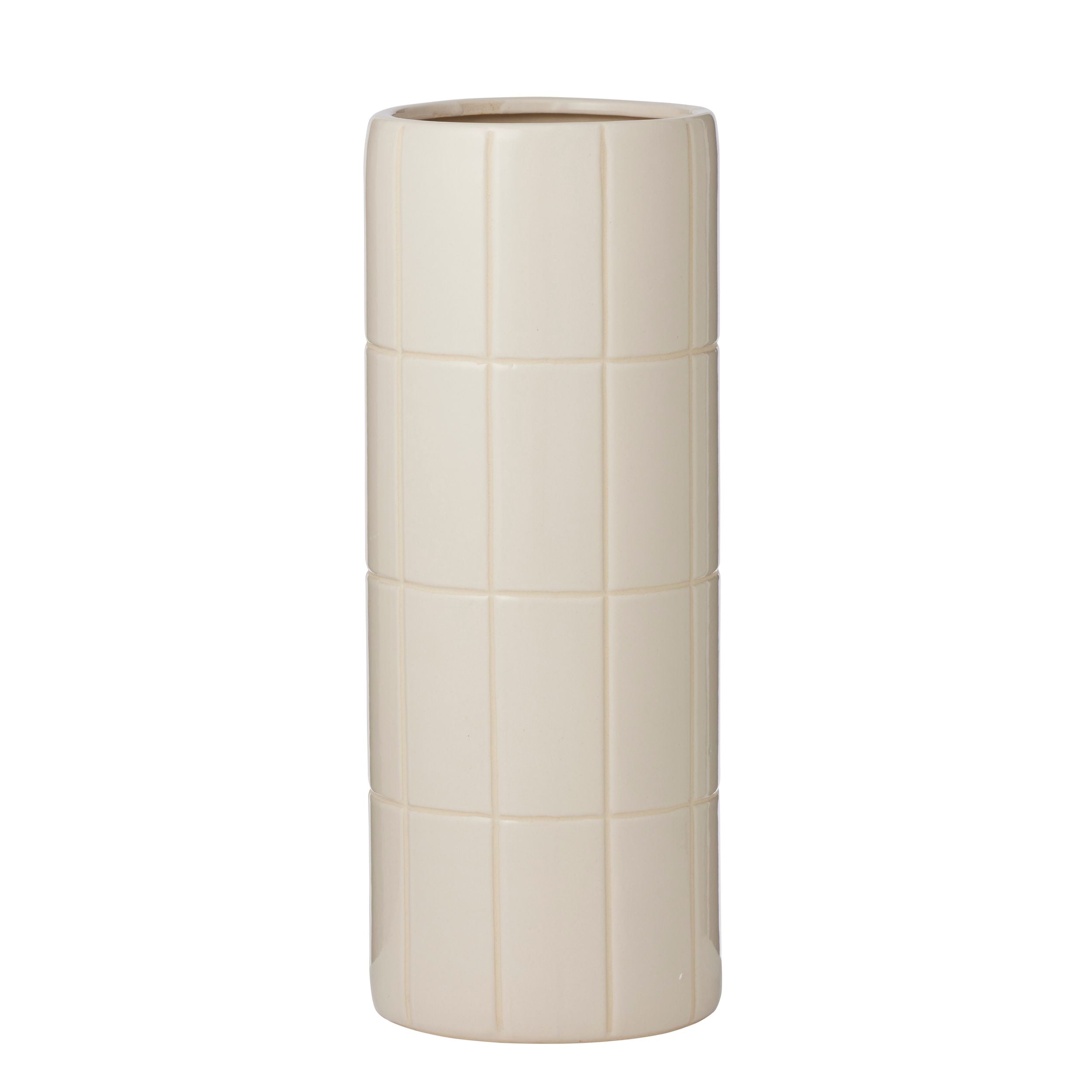 Coast To Coast Boyd Ceramic Tile Vase Ivory