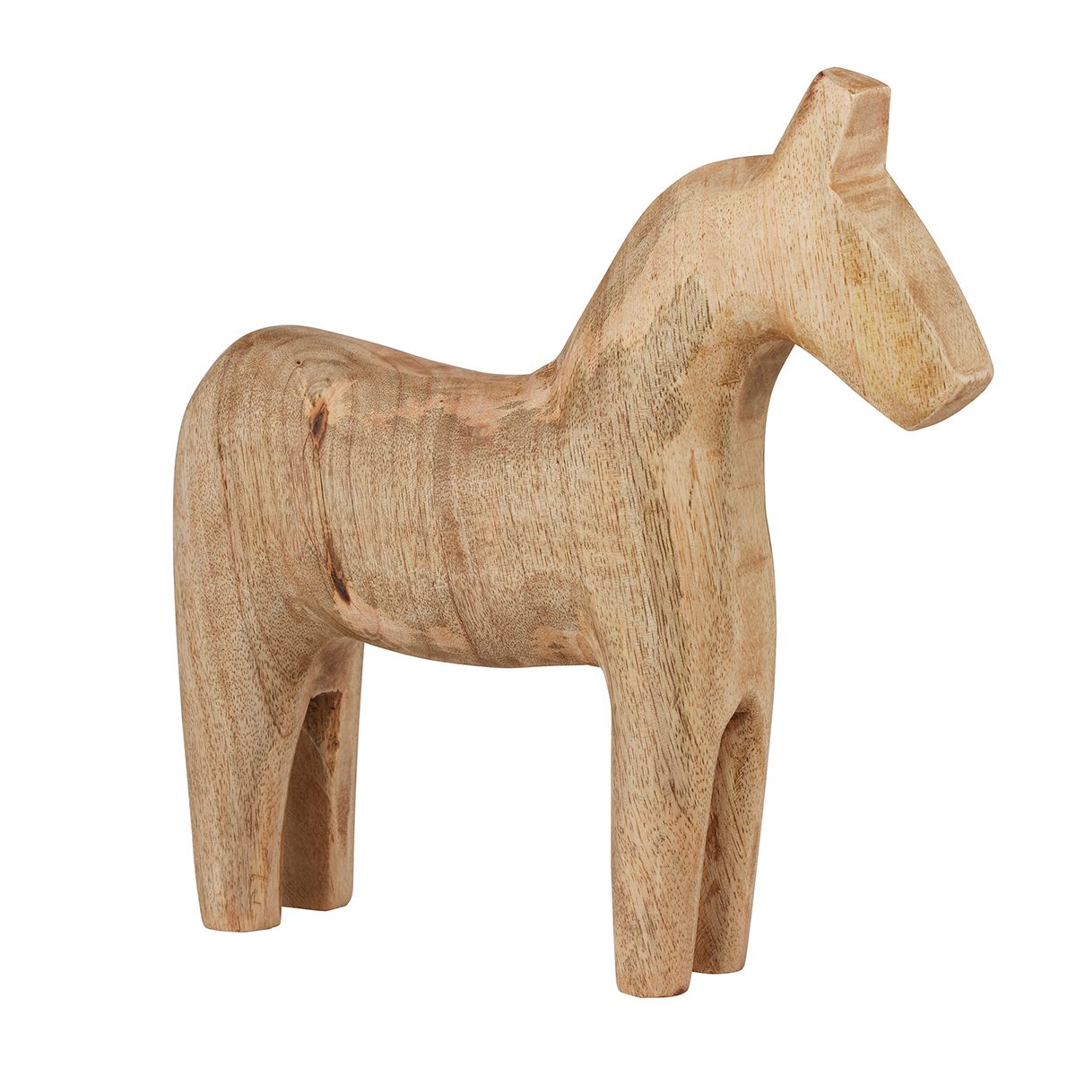 Coast To Coast Rancho Wood Horse Sculpture 26x5x26cm Natural