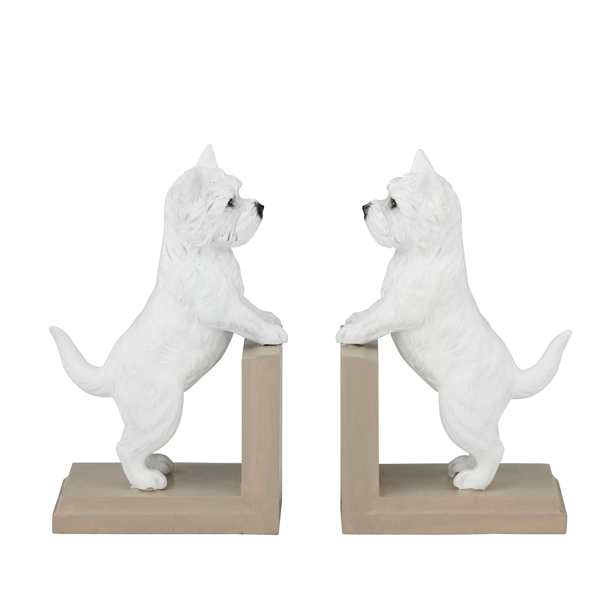 Coast To Coast Westie Set of 2 Resin Bookends