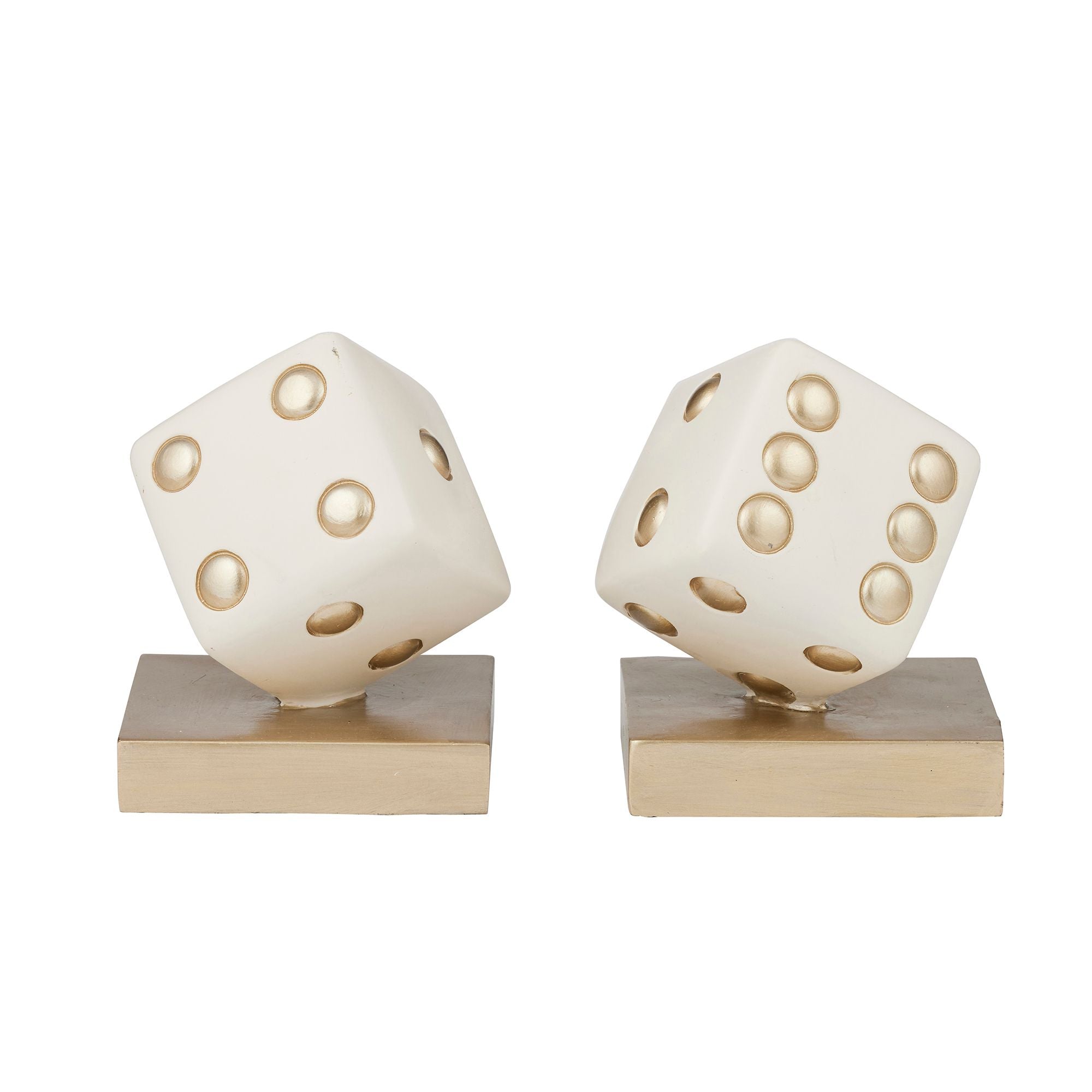 Coast To Coast Lucky Dice Set of 2 Resin Bookends