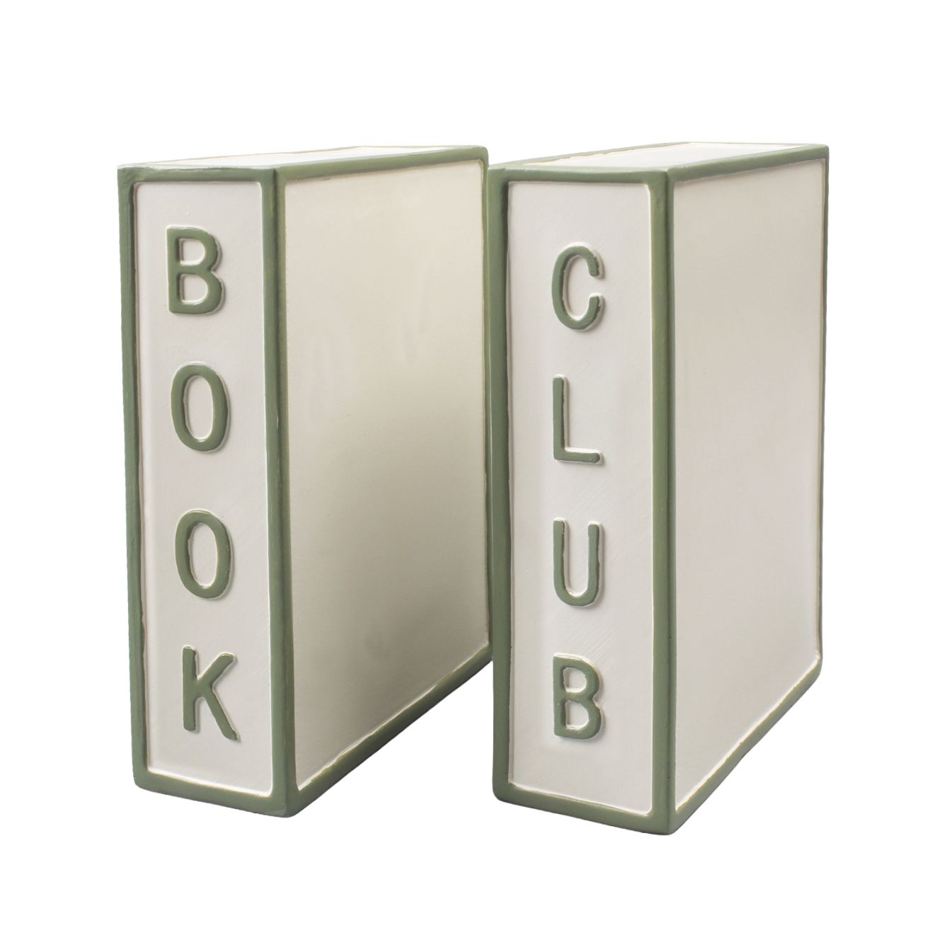 Coast To Coast Book Club Set of 2 Resin Bookend