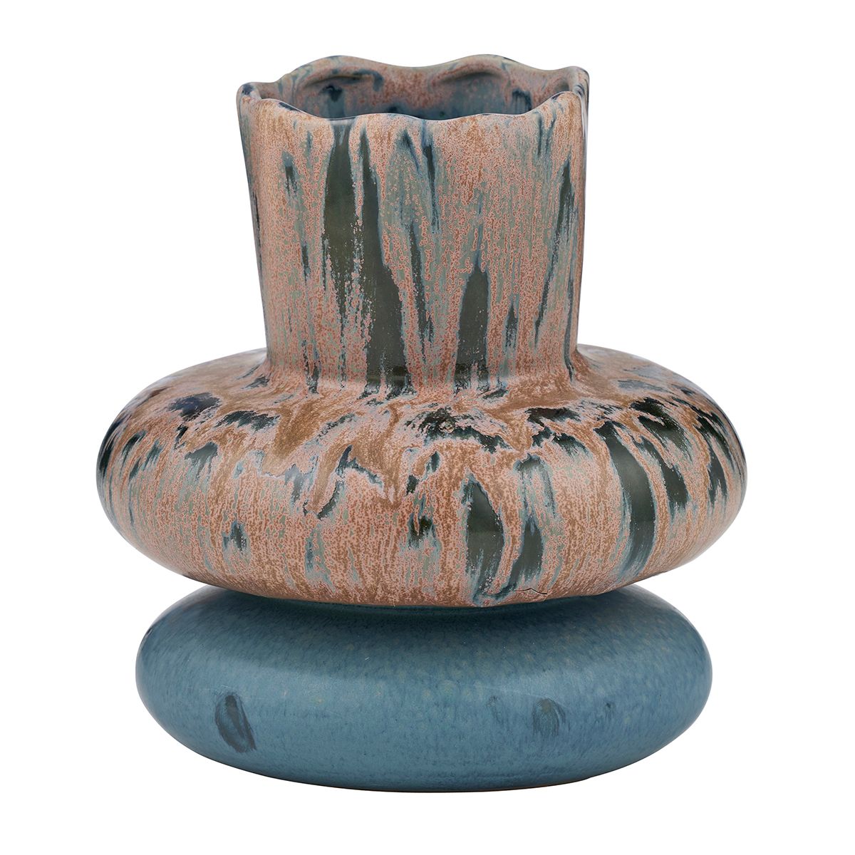 Coast To Coast Piera Ceramic Vase Olive