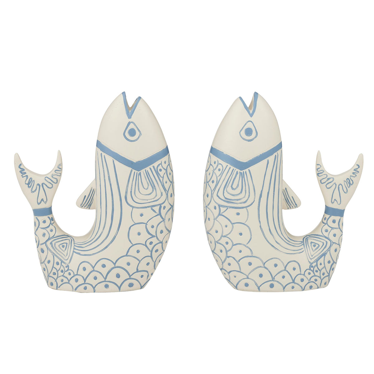 Coast To Coast Fish Tale Set of 2 Resin Bookends