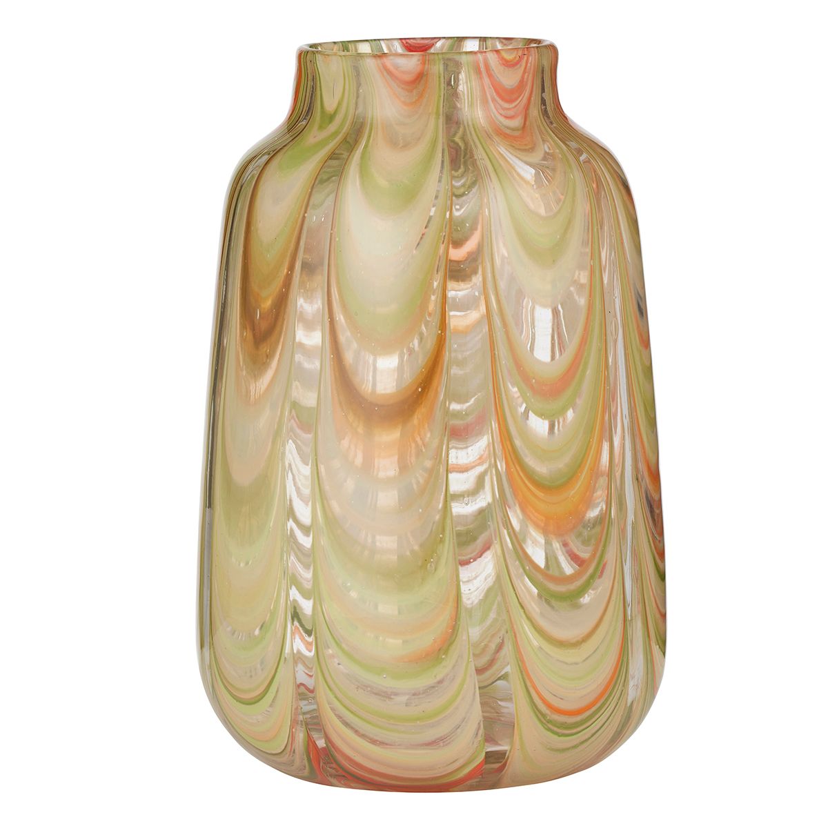 Coast To Coast Gilbert Glass Vase Green Multi
