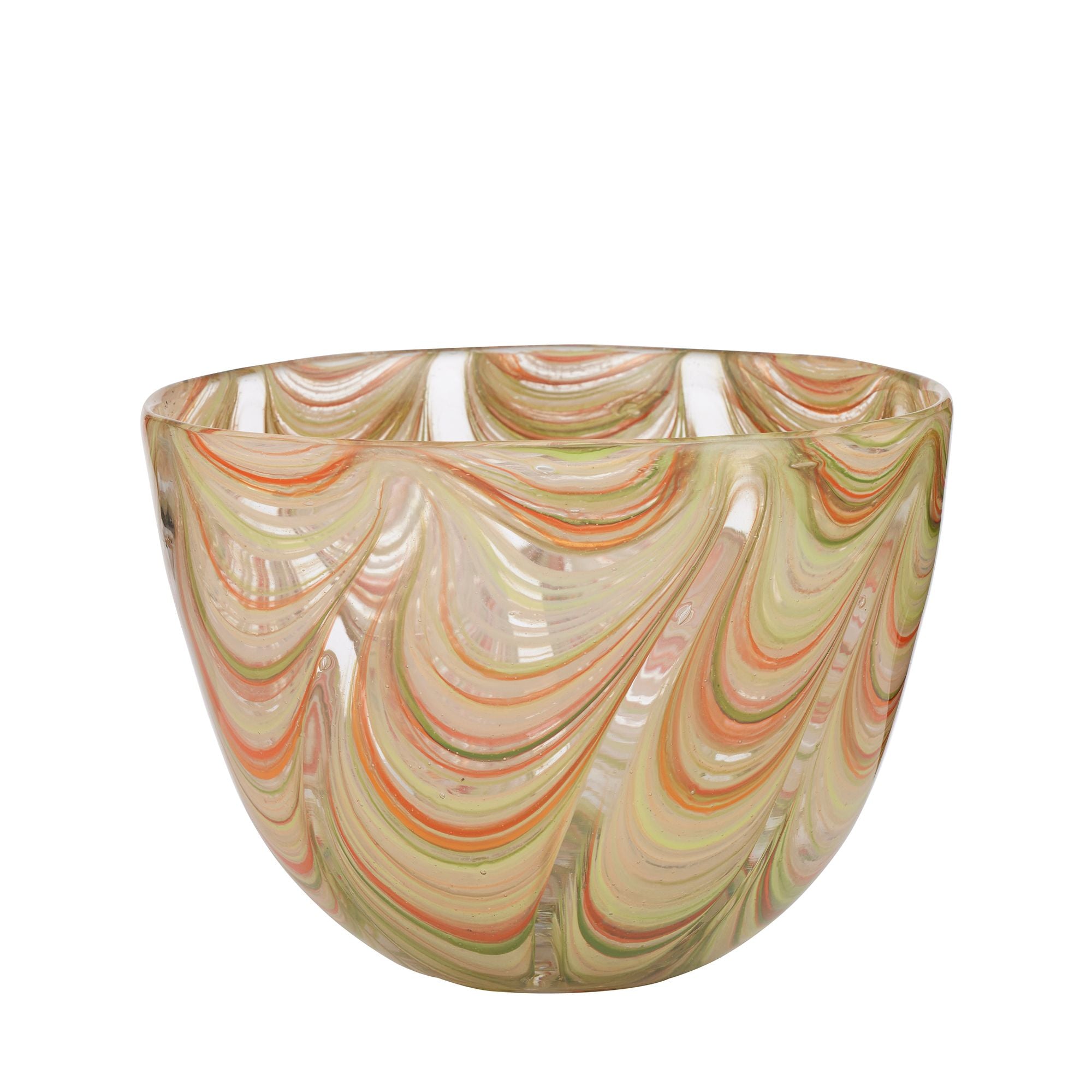 Coast To Coast Gilbert Glass Bowl Green Multi