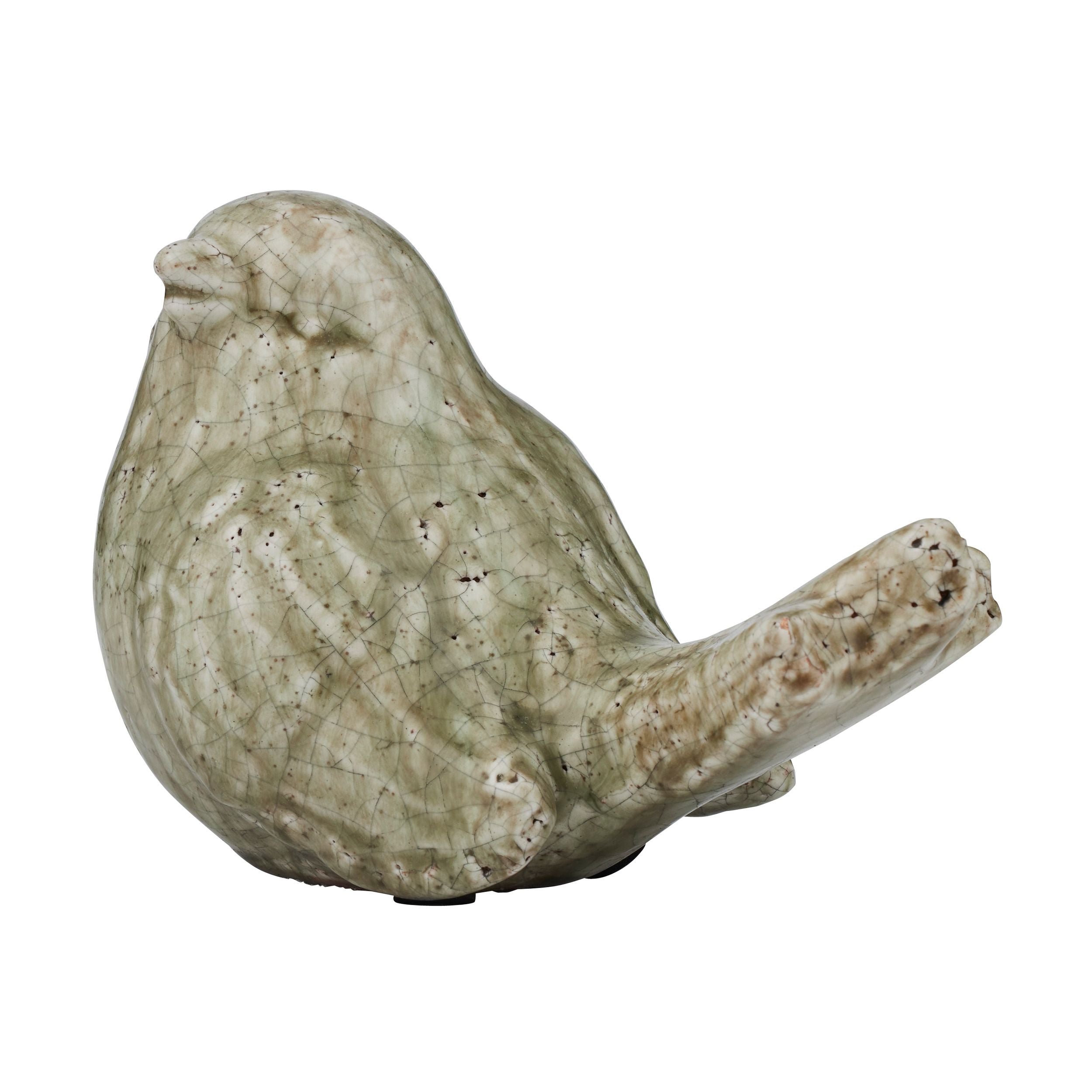 Coast To Coast Oiseau Ceramic Sculpture Taupe