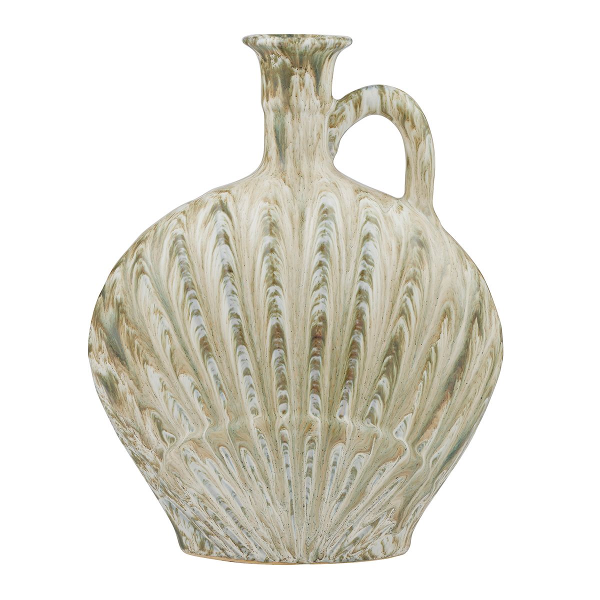 Coast To Coast Aldo Ceramic Vase Olive