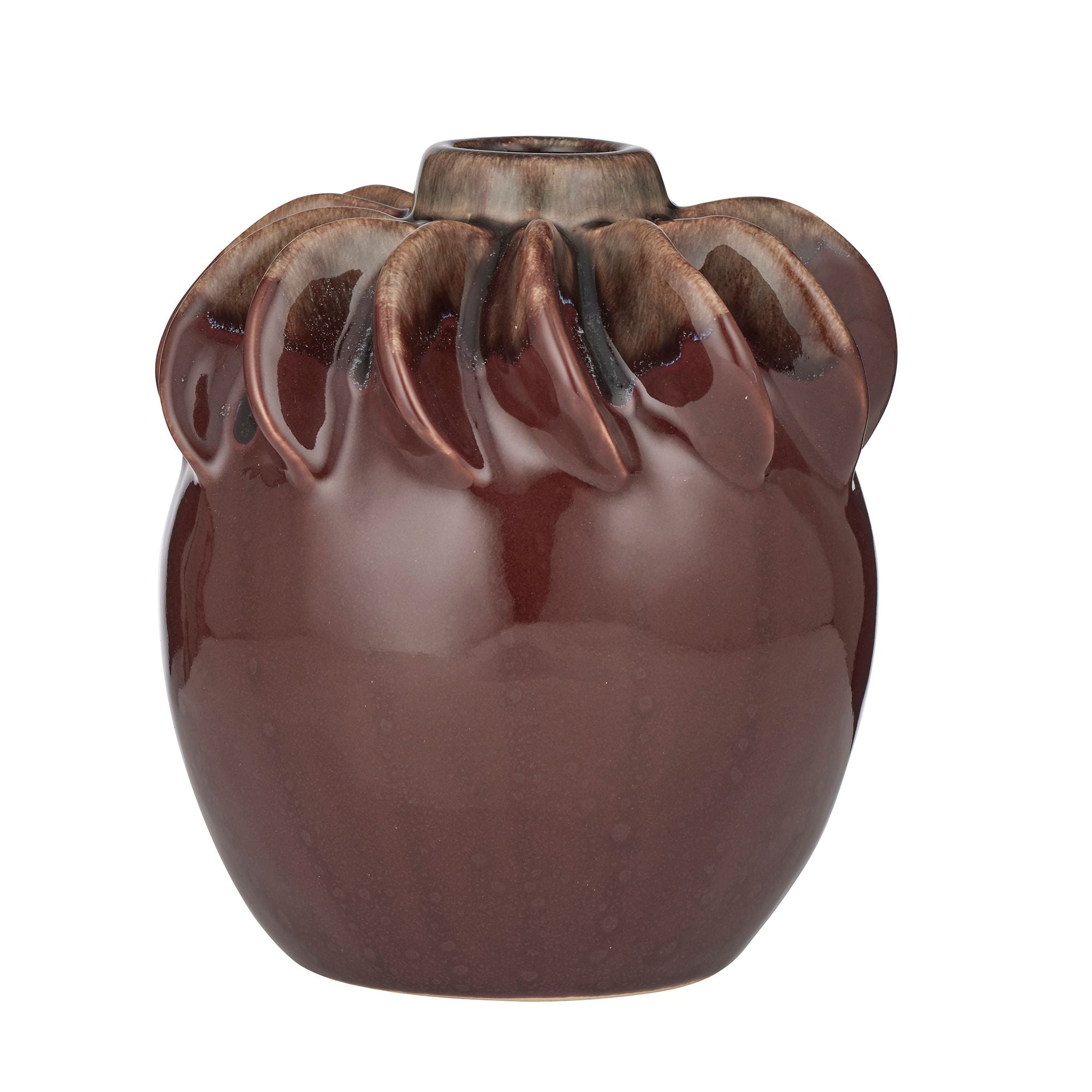 Coast To Coast Chianti Ceramic Vase 15.5x18cm Russet