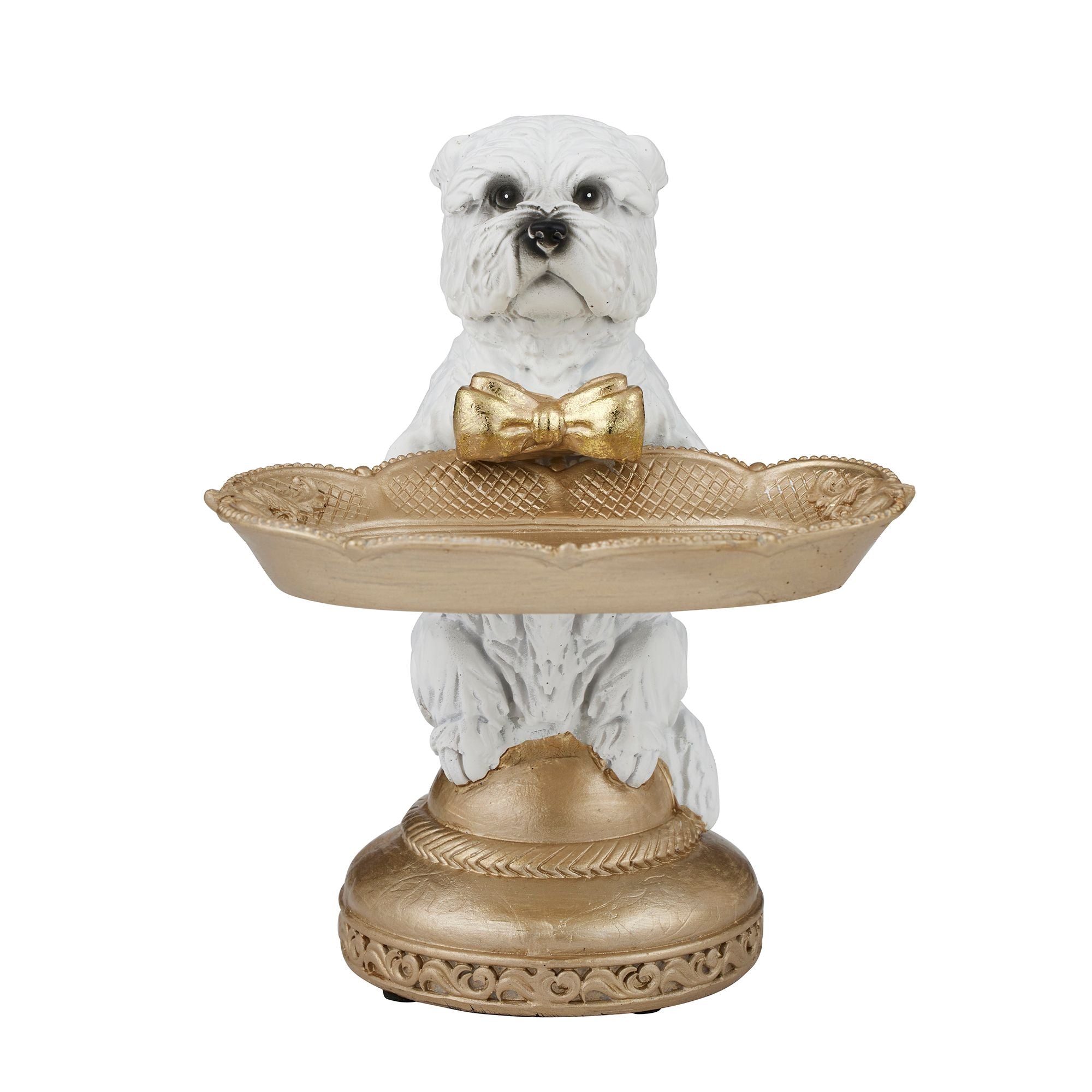 Coast To Coast Westie Resin Tray Sculpture