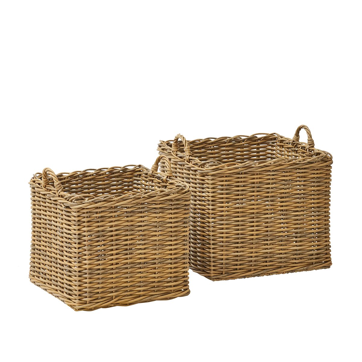 Coast To Coast Rouge Set of 2 PE Rattan Baskets