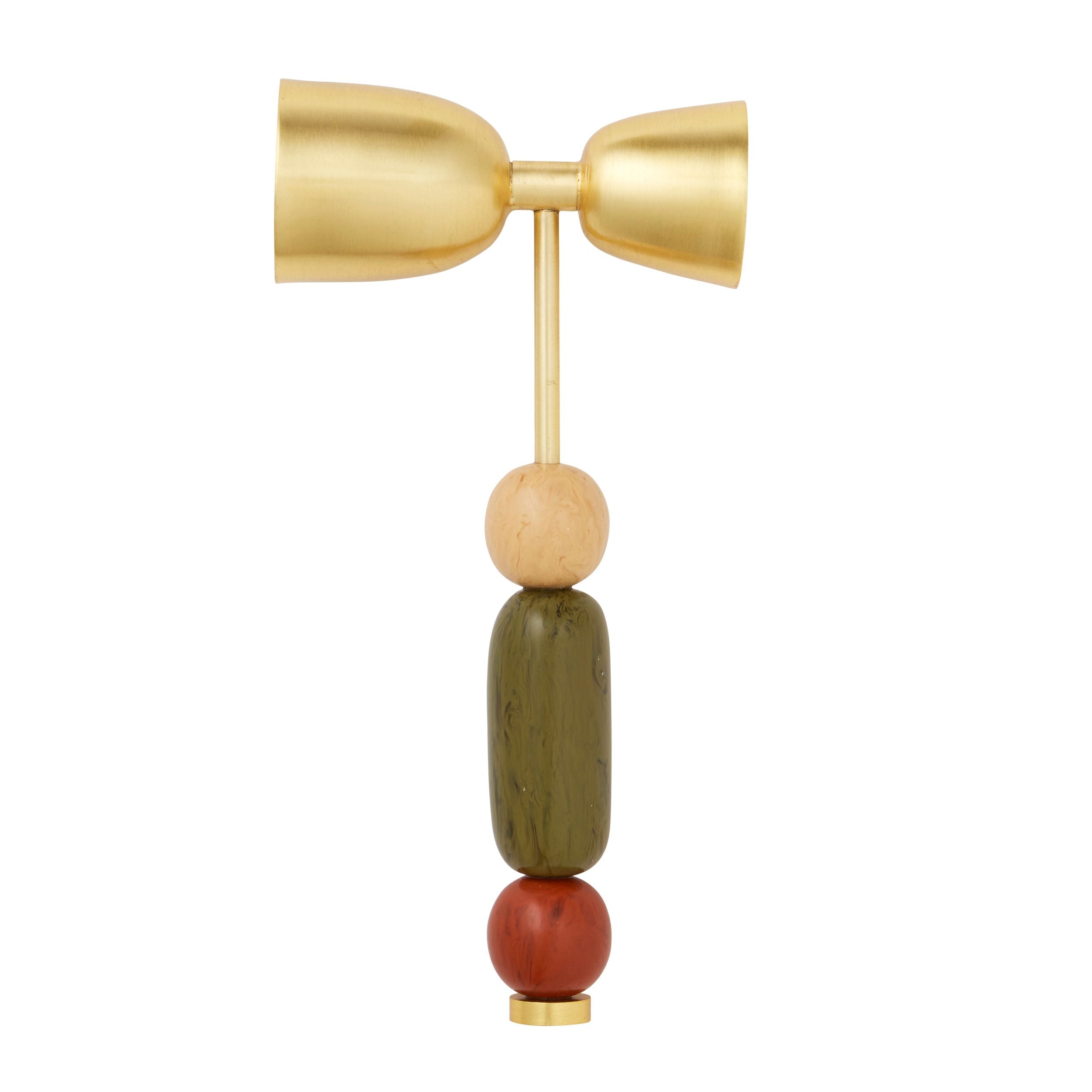 Assemble Dulcie Stainless Steel/Resin Jigger Peach