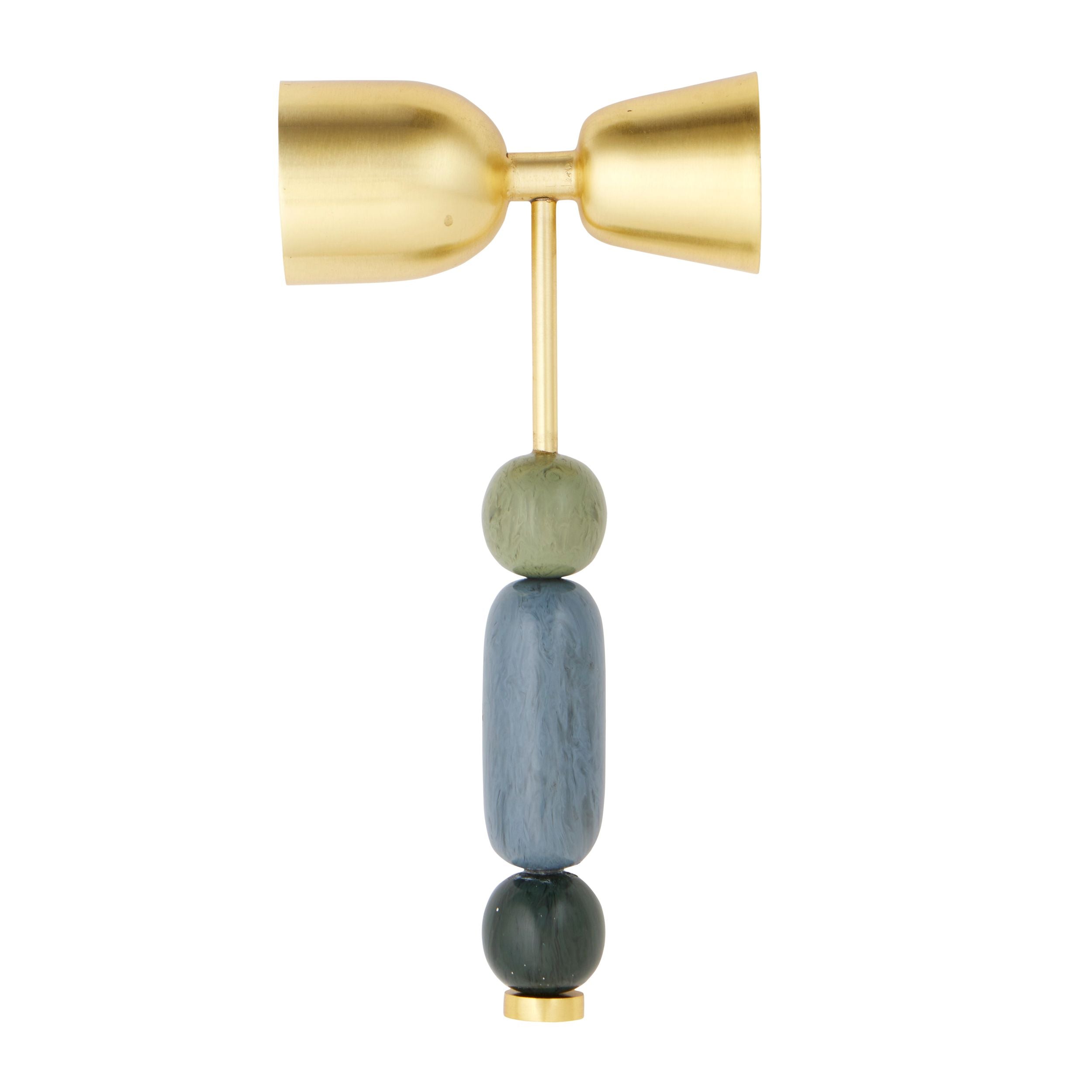 Assemble Dulcie Stainless Steel/Resin Jigger Green