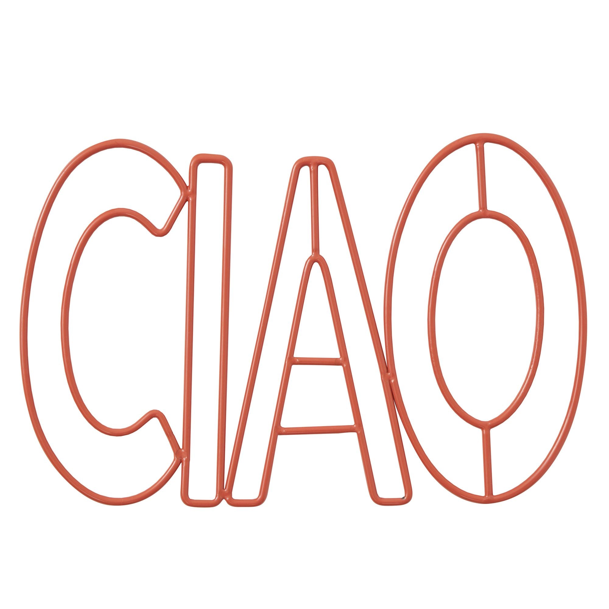 Assemble CIAO Metal Trivet Red