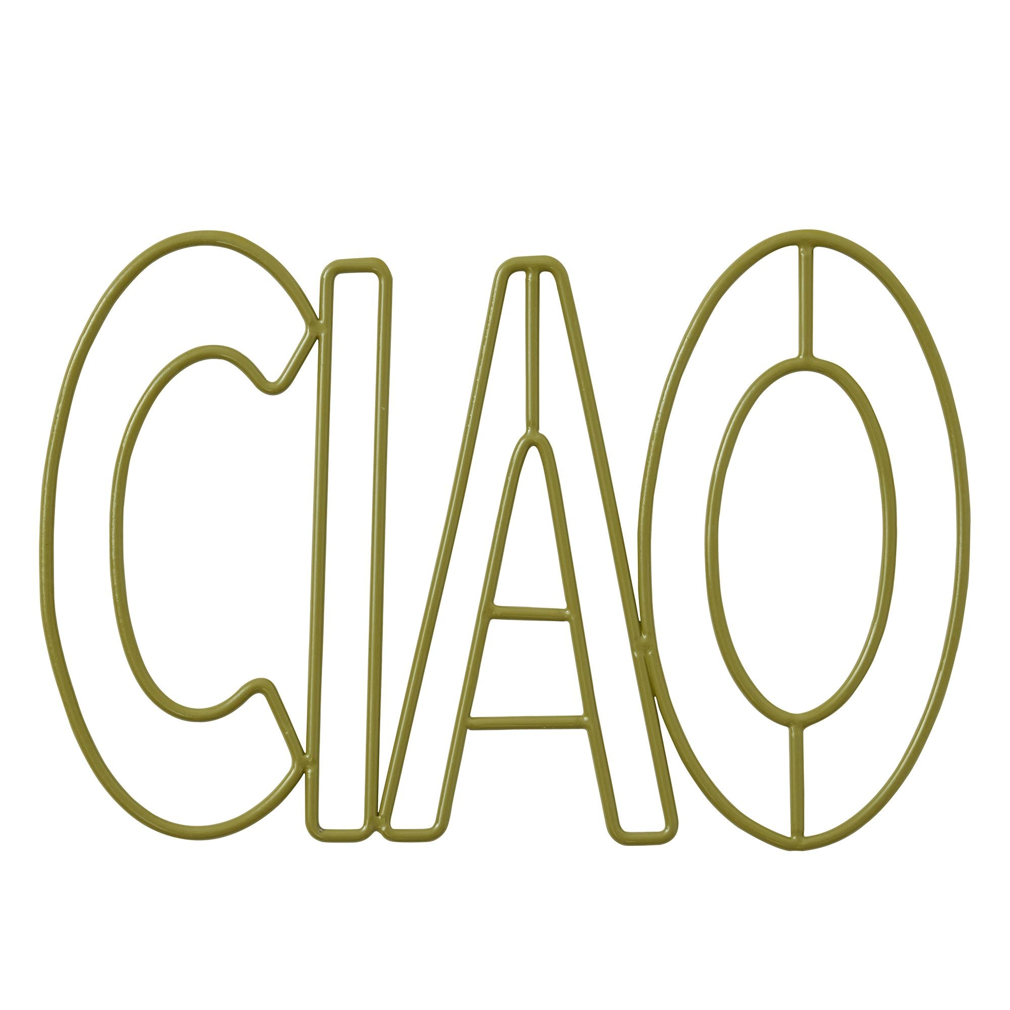 Assemble CIAO Metal Trivet Olive