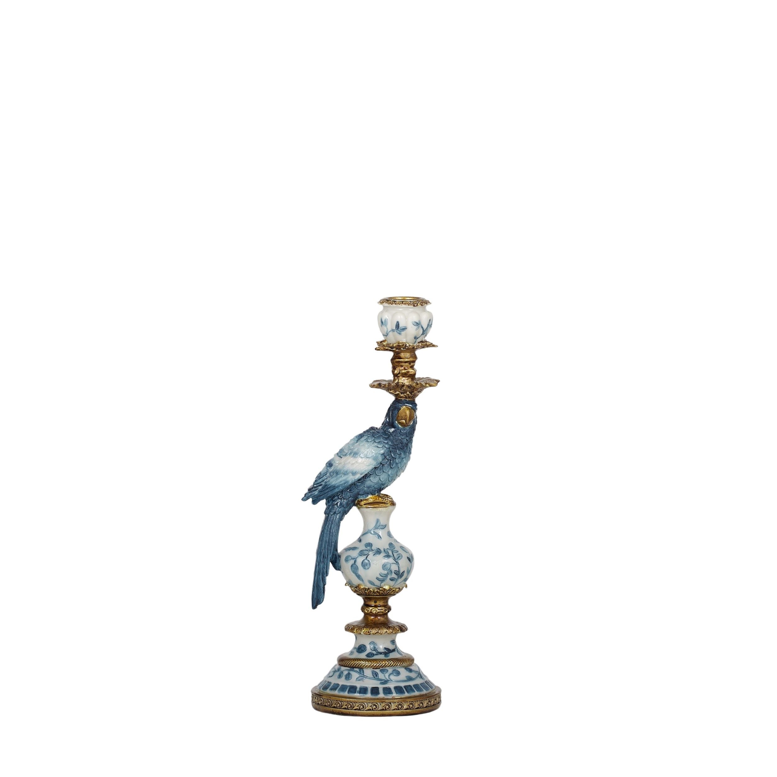 Coast To Coast Polly Parrot Resin C'Holder Blue