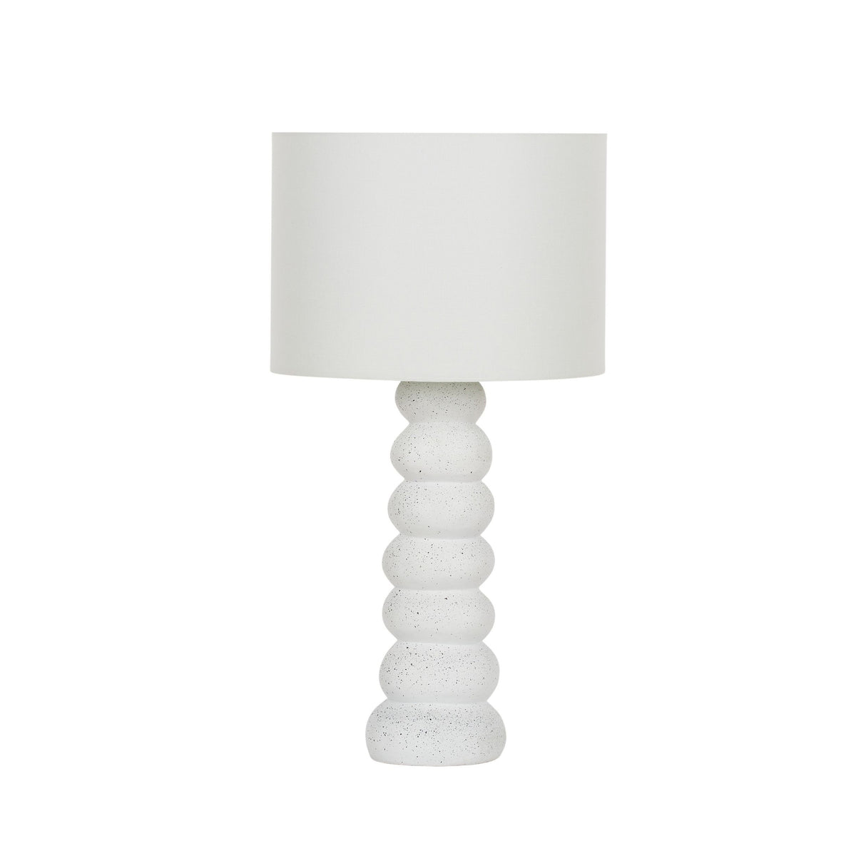 Coast To Coast Siena Resin Table Lamp White